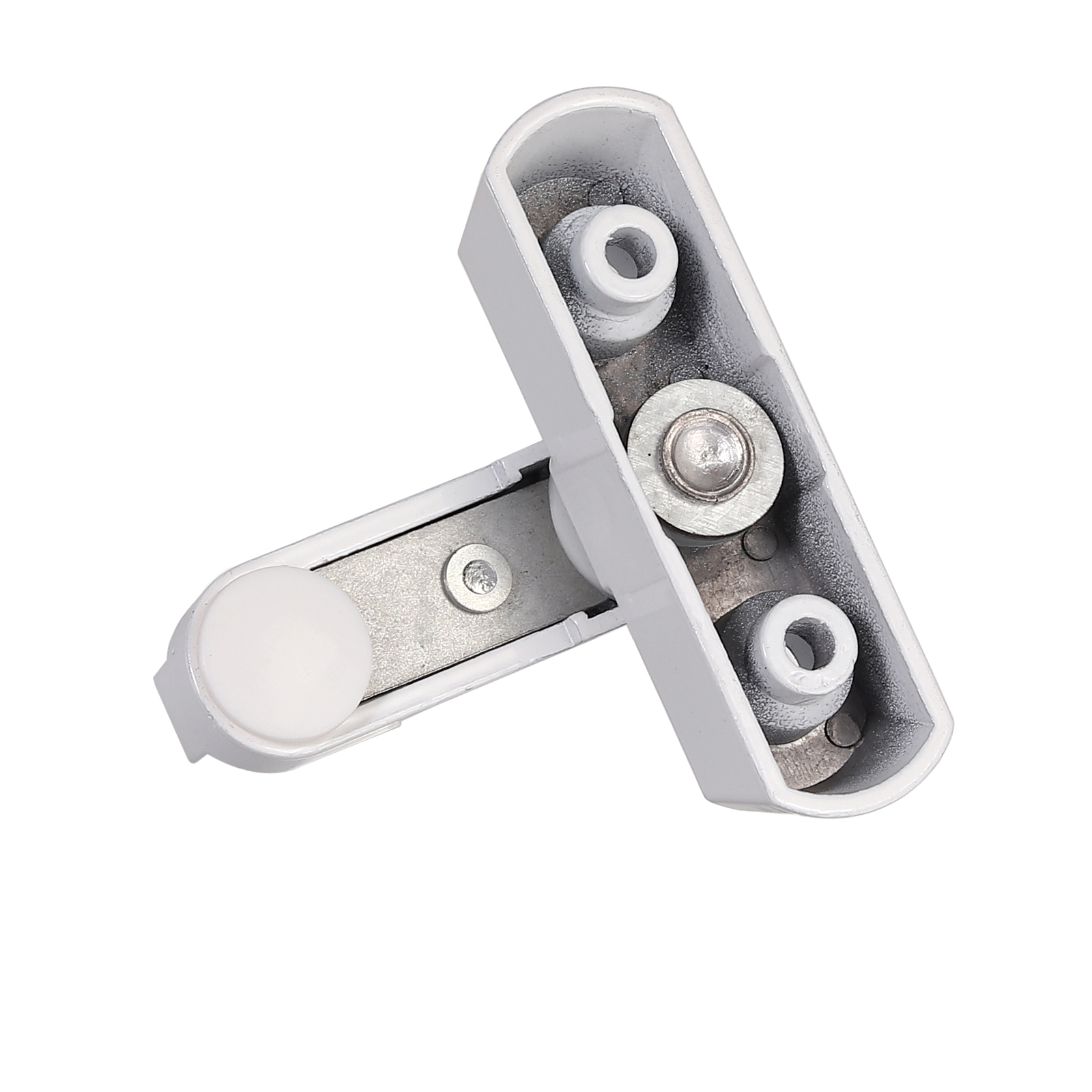 4pcs Sash Blocker Jammer White uPVC Door Window Restrictor Lock With