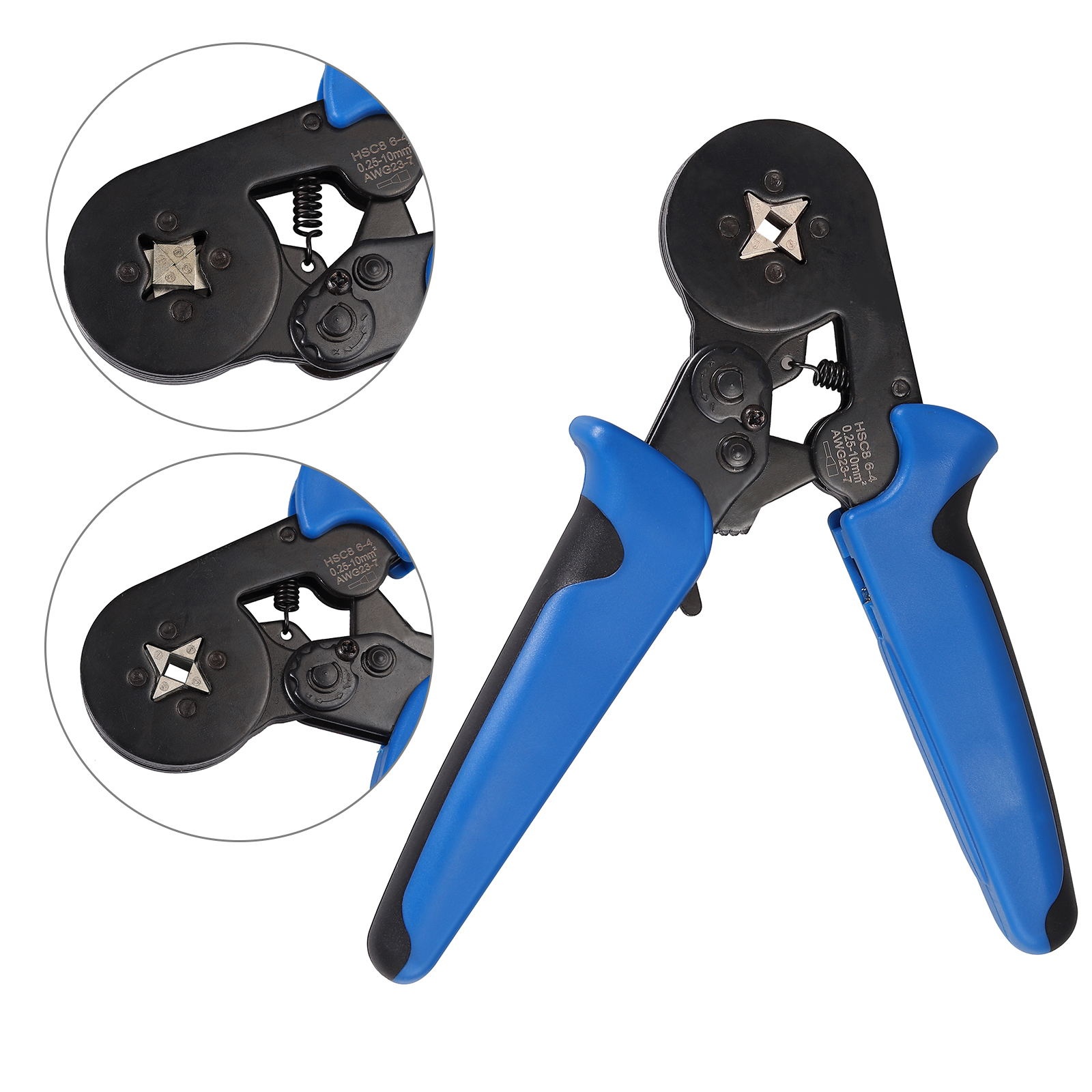 0.25-6mm² 175mm Sleeve-type Terminal Hand Crimping Tool Ferrule Wire Crimper US