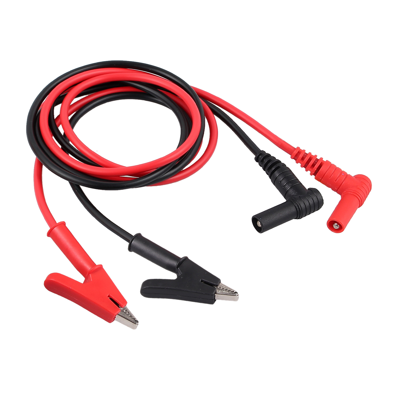 1m Banana Plug to Crocodile Alligator Clip Multi Meter Test Leads Red /& Black