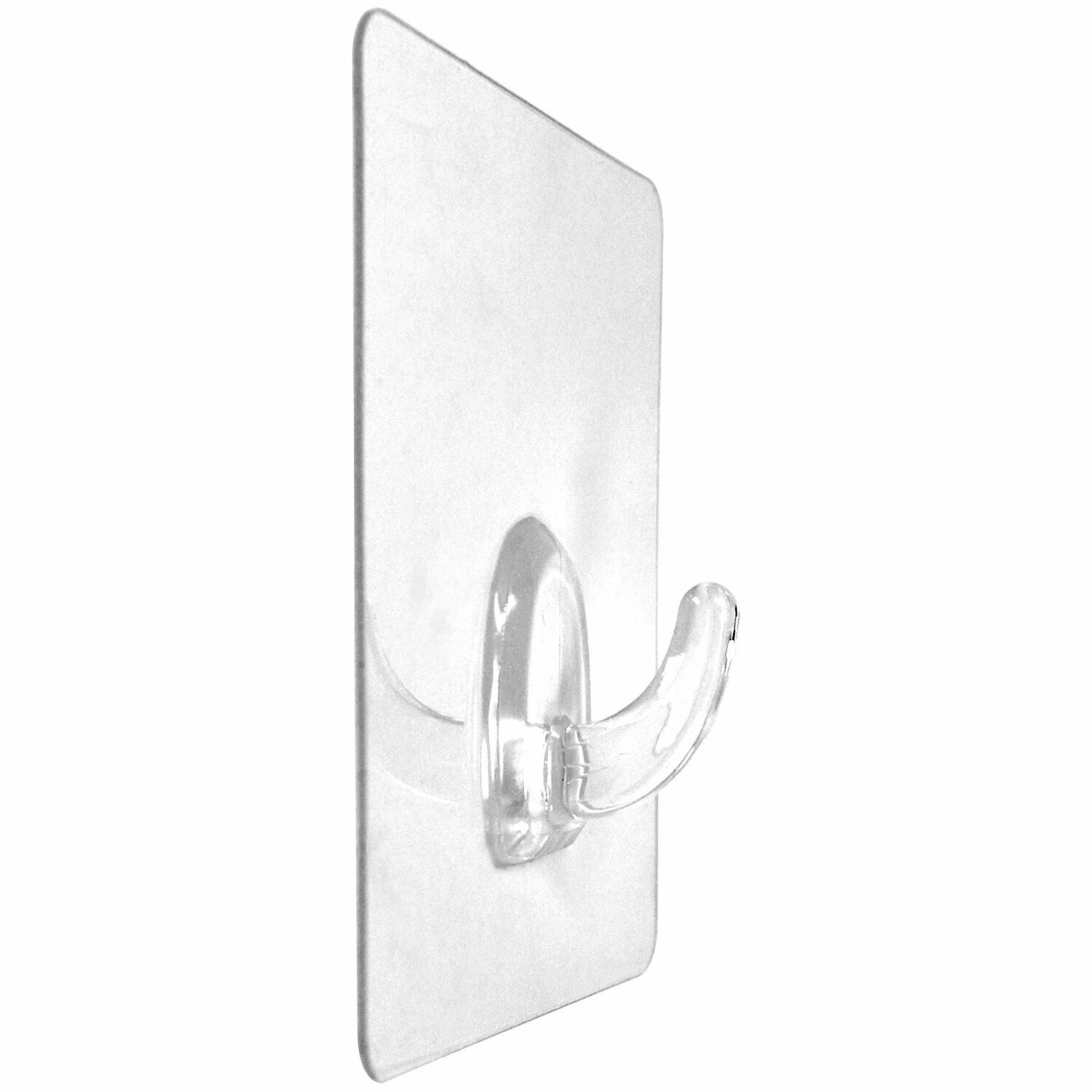 40XSelbstklebend Haken Magische Wiederverwendbar Transparenter Klebehaken DE