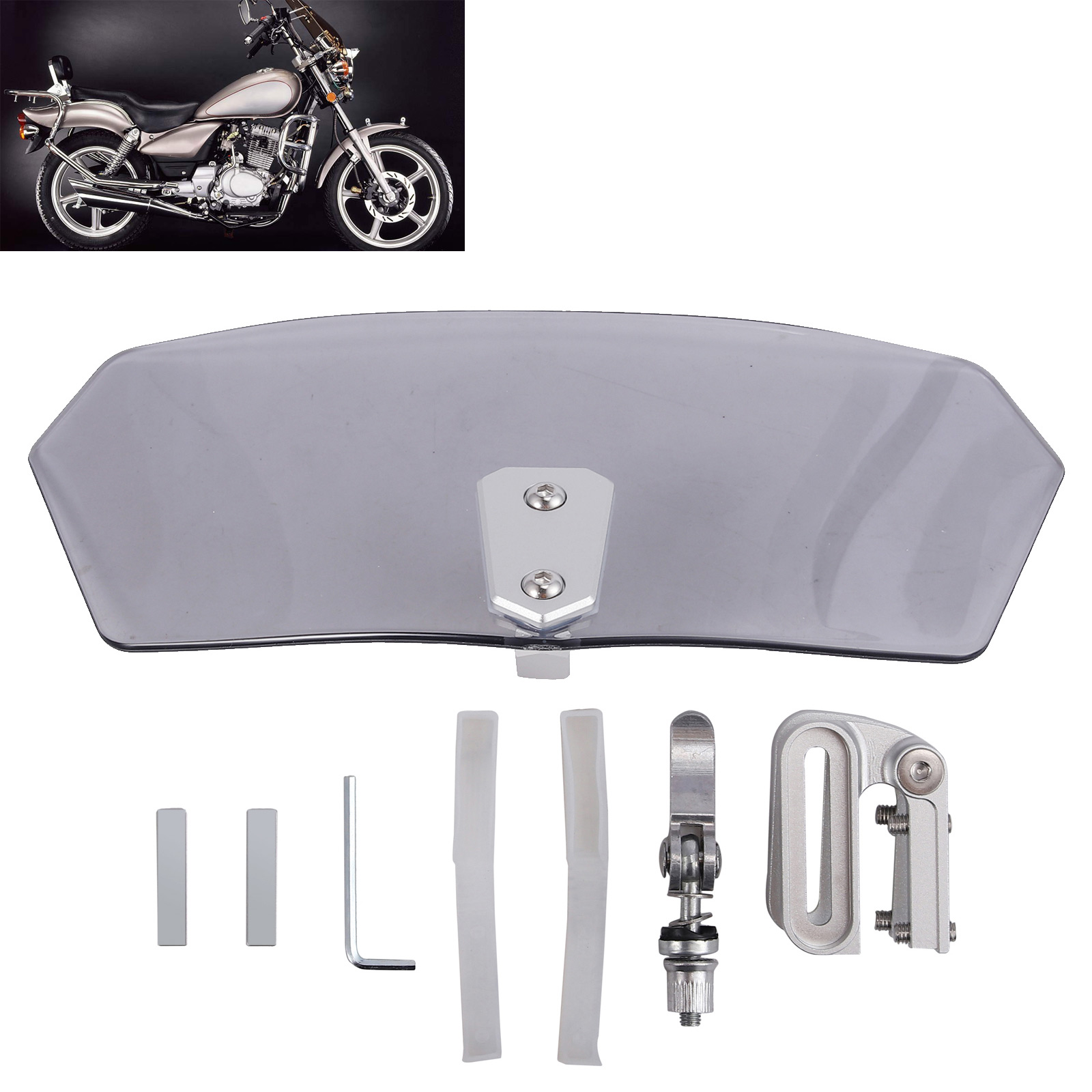 motorcycle windshield deflectors