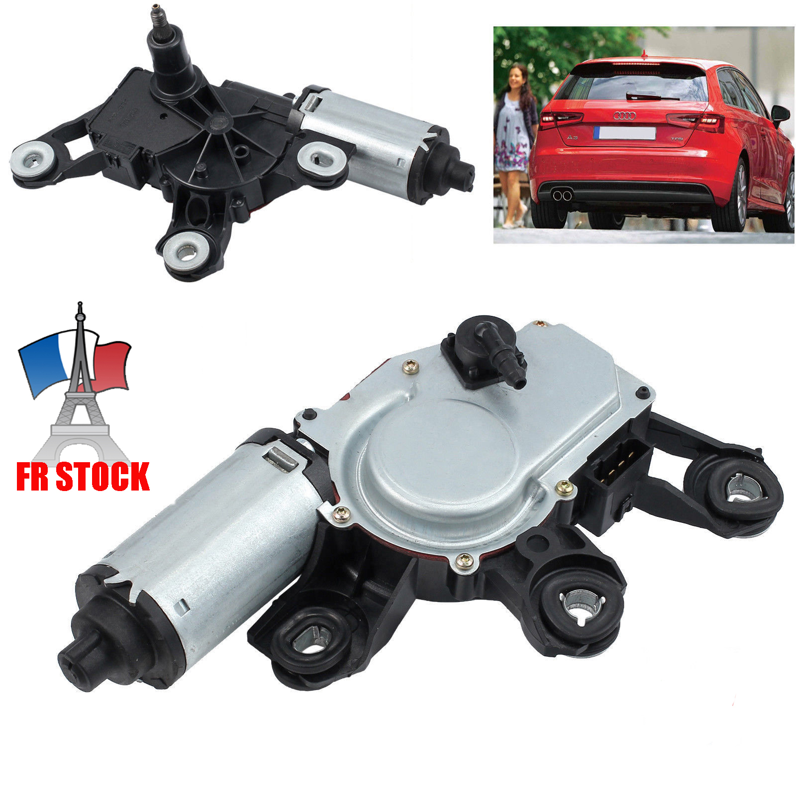 Essuie-glace moteur audi a3 8p1 8 PA a4 8e2 b6 8ec b7 a6 q5 q7 Arrière 8e9955711a NEUF