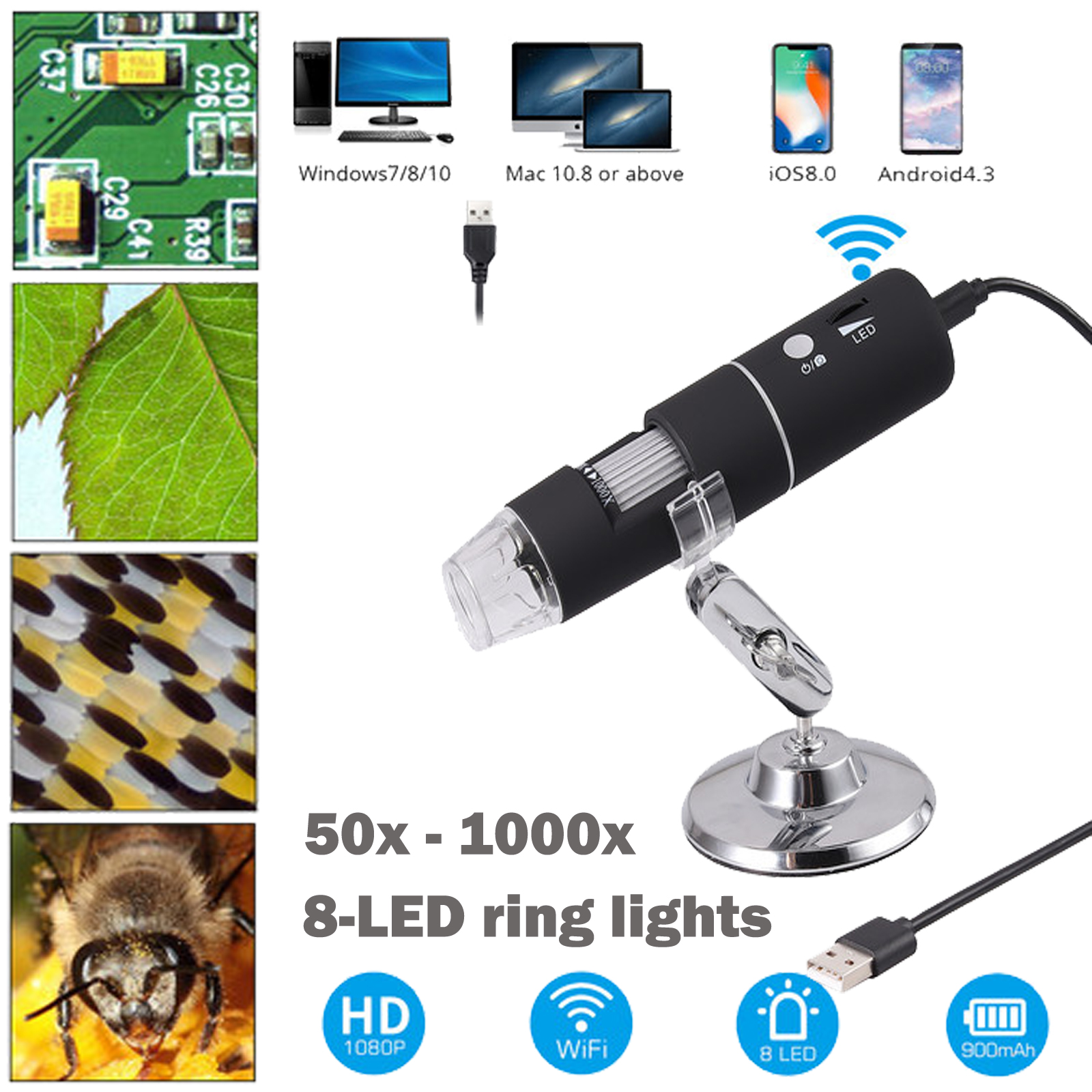 depstech 2 in 1 usb endoscope camera software