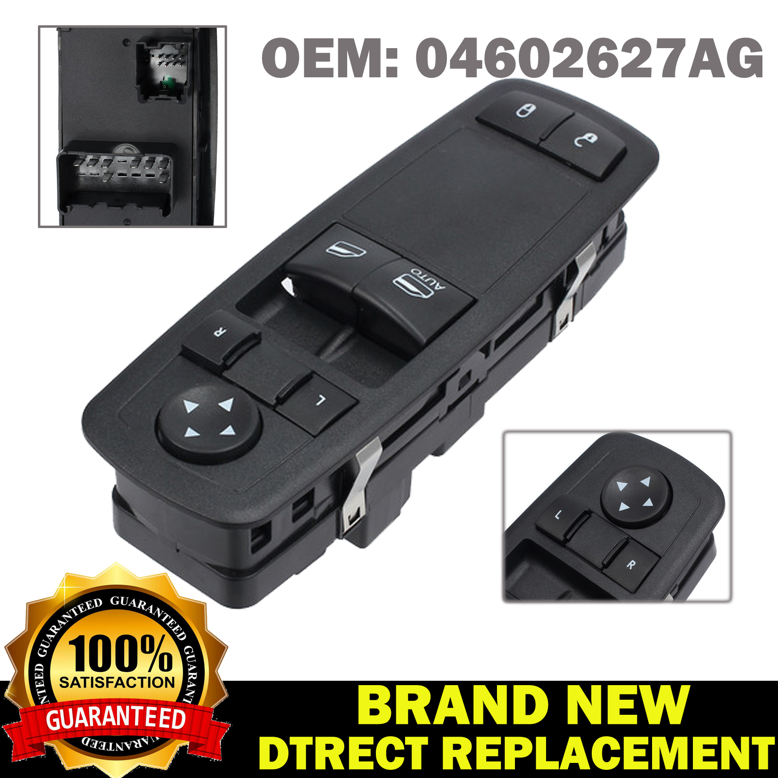 01-05 DODGE CARAVAN TOWN /& COUNTRY DRIVER LEFT SIDE MASTER POWER WINDOW SWITCH