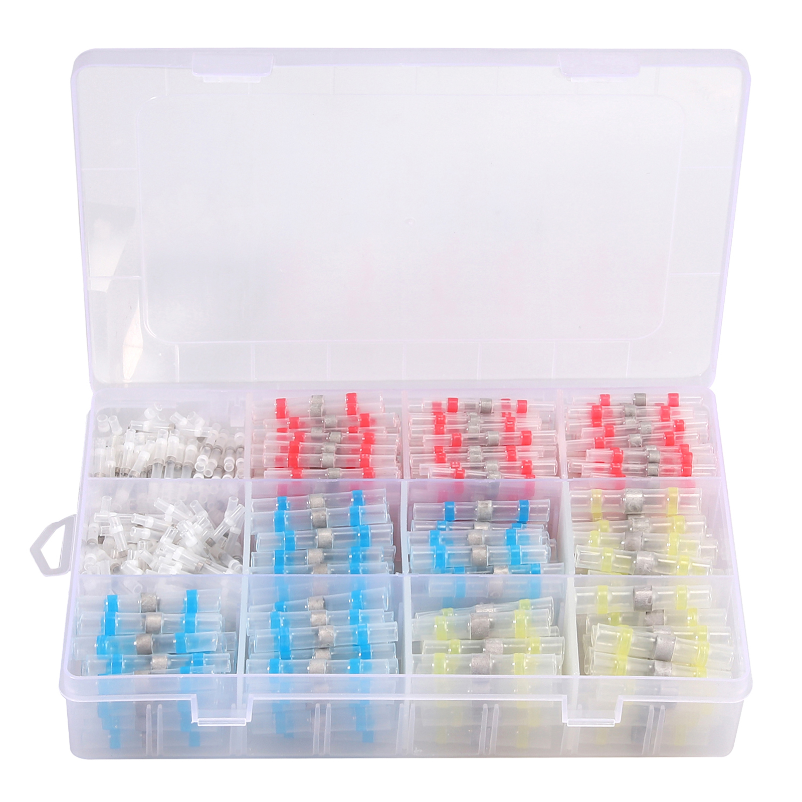 100 x Mixed Heat Shrink Butt Connectors Electrical Terminals Heatshrink Terminal