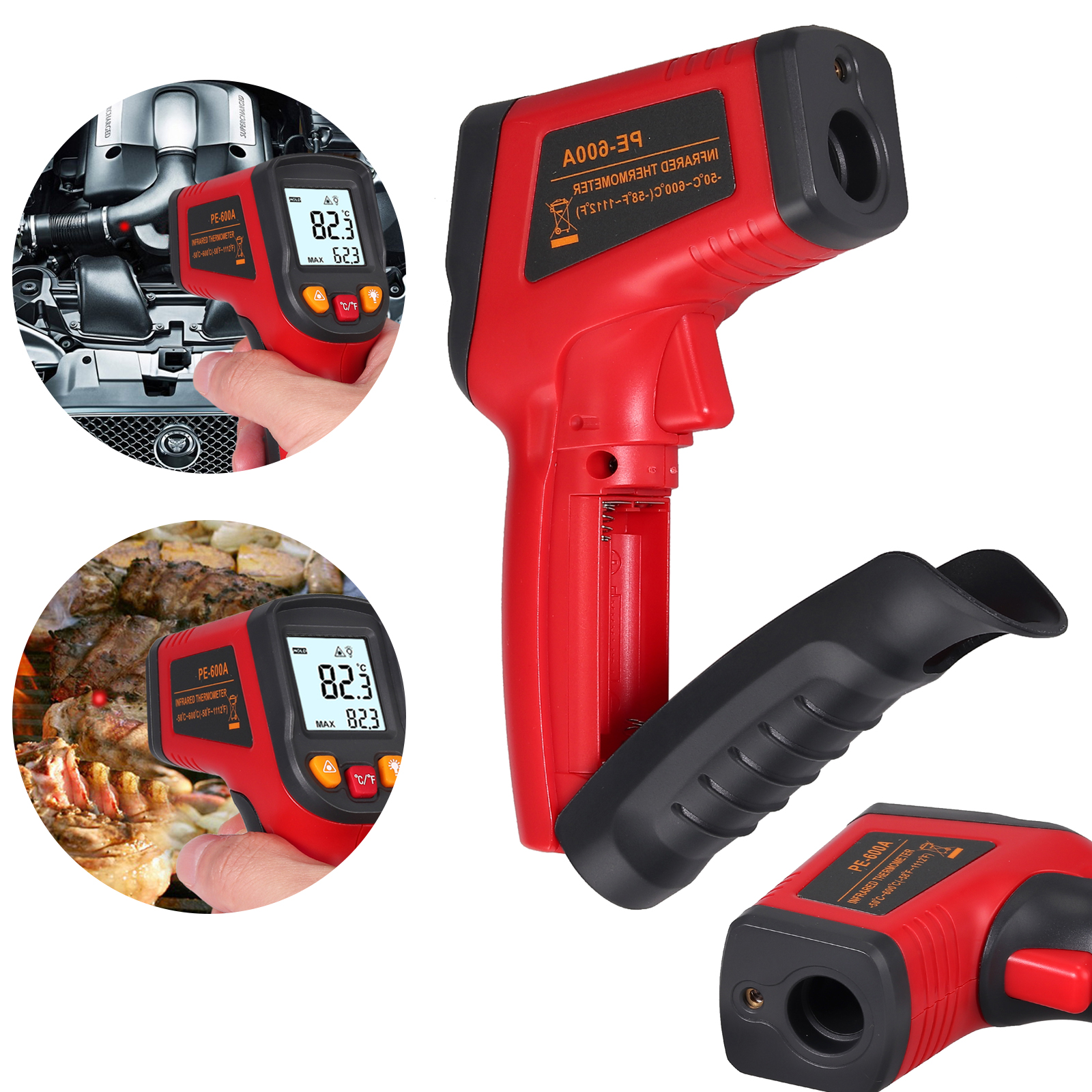 Temperature Gun Non Contact Digital Laser Infrared Ir Thermometer Temp Meter Us Ebay 5501