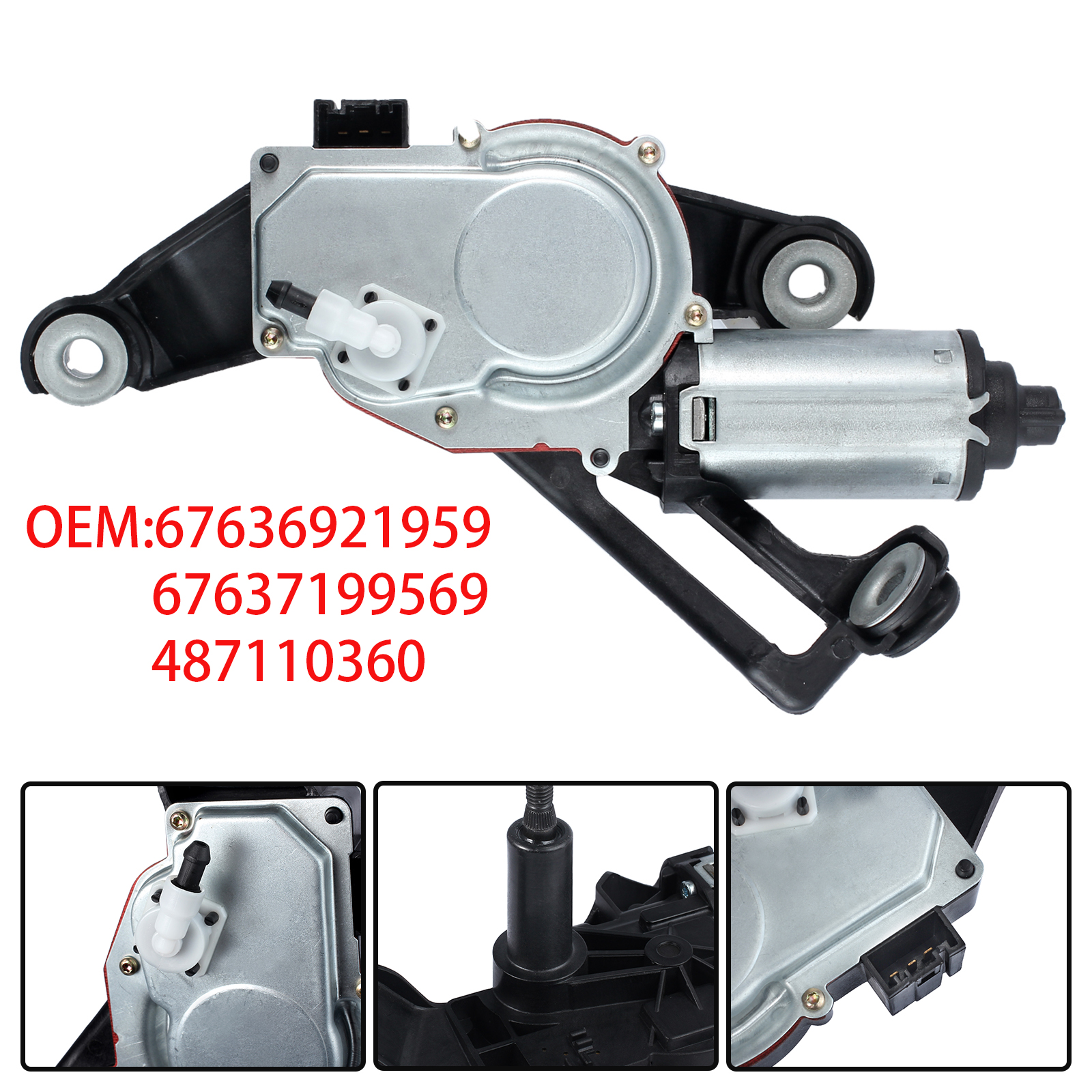 Rear Wiper Motor for Car Window Motor for 1 Series E81 E87 67636921959 Rear Wiper Motor for Car Window Motor for 1 Series E81 E87 67636921959
