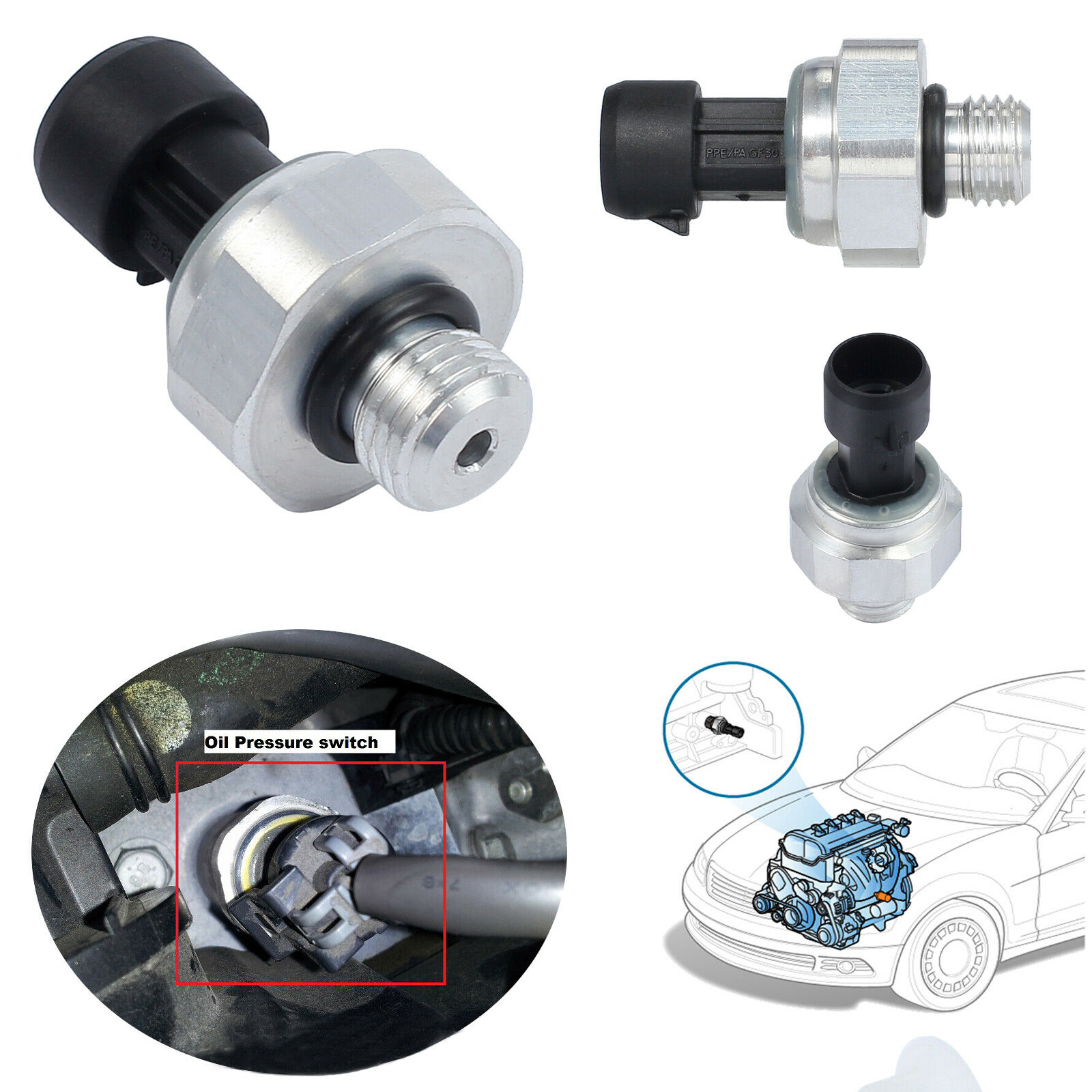 Oil Pressure Switch Sensor for Holden Commodore V6 VZ VE 3.6L LEO LY7