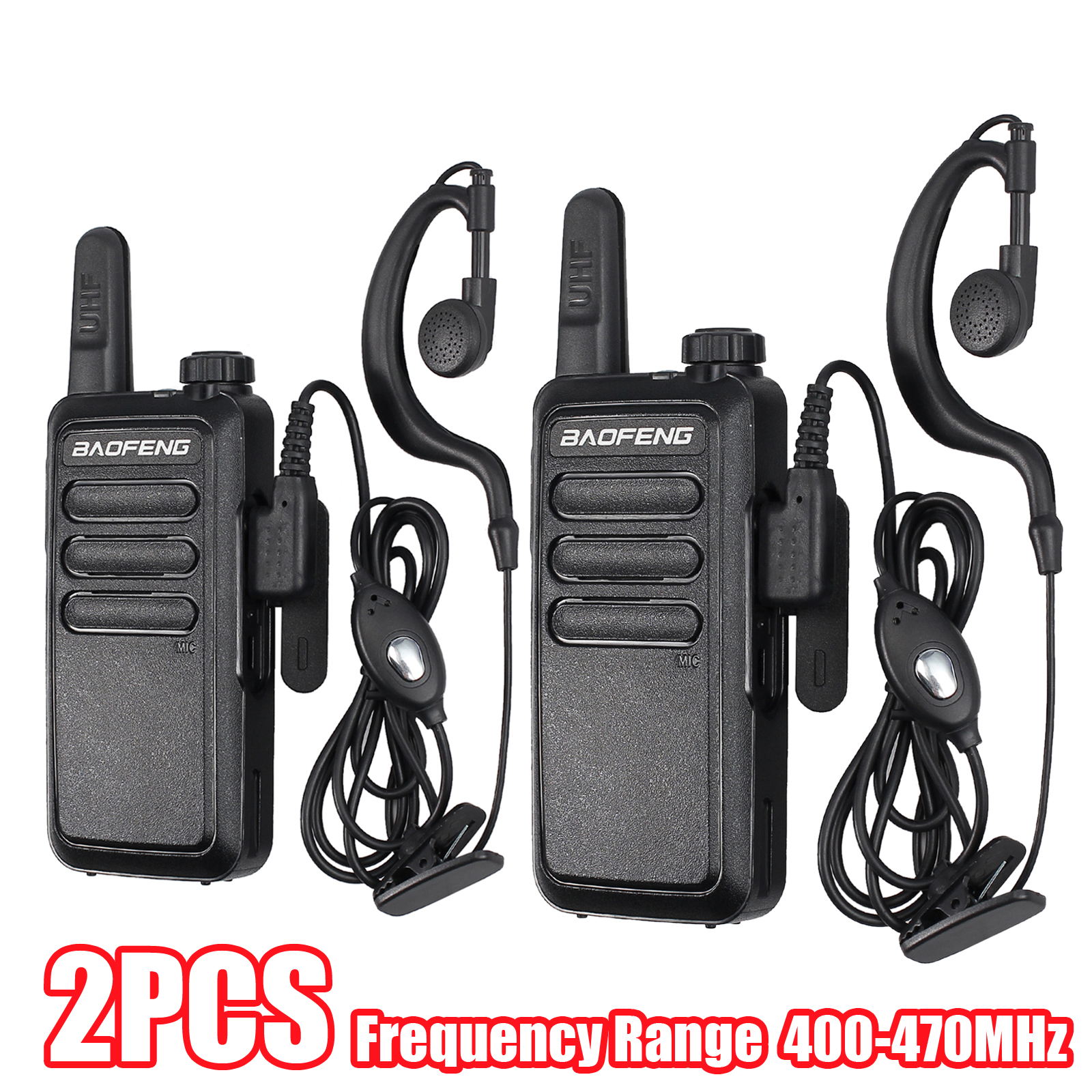 Upgraded Baofeng Walkie Talkies 4 Pack Long Range Two Way Radio Uhf 400 470mhz 16 Channel Walkie Talkies With Earpiece Two Way Radios Camping Hiking Newsmada Com