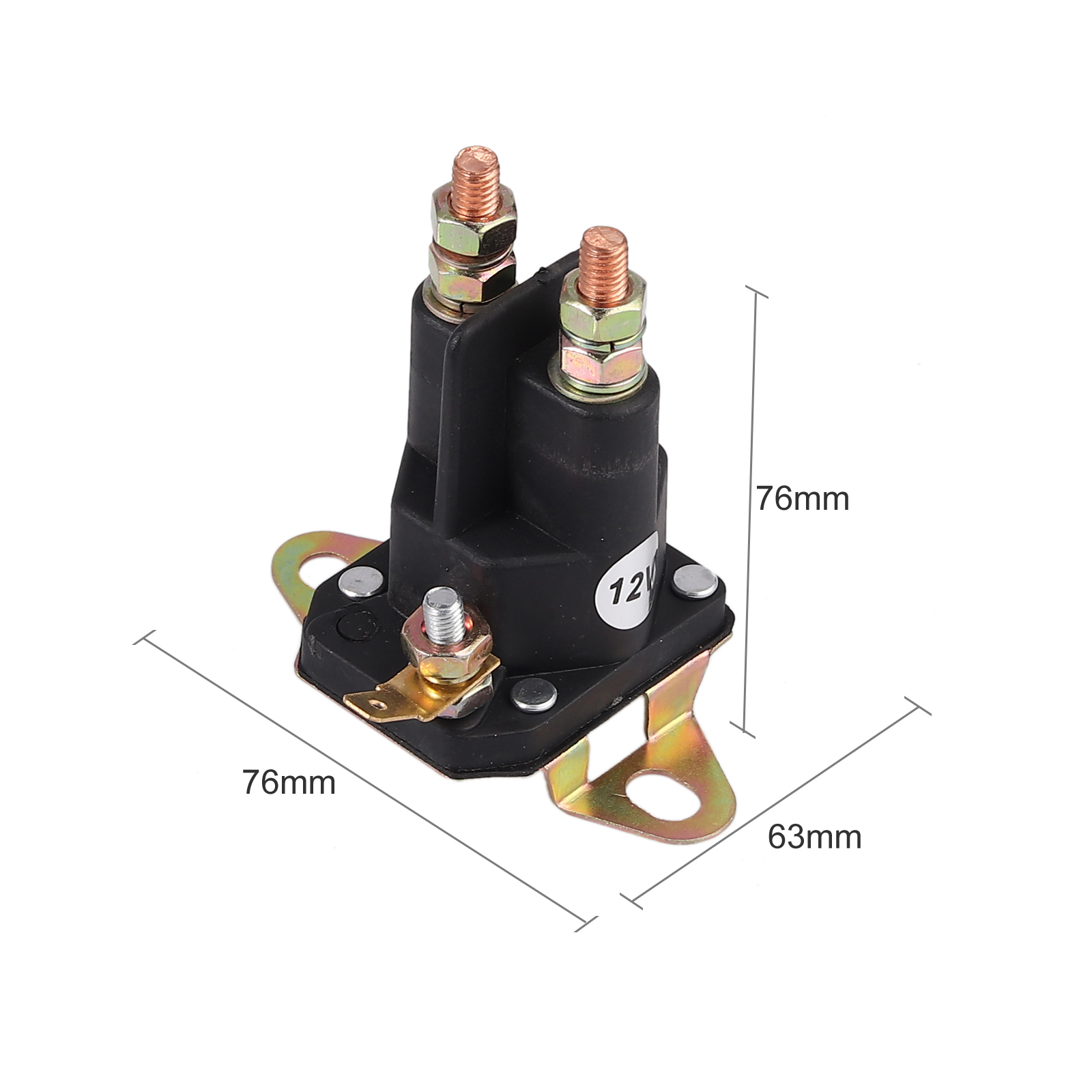 3Pin Starter Solenoid Relay Switch Replacement For MTD Lawnmower 12V ...