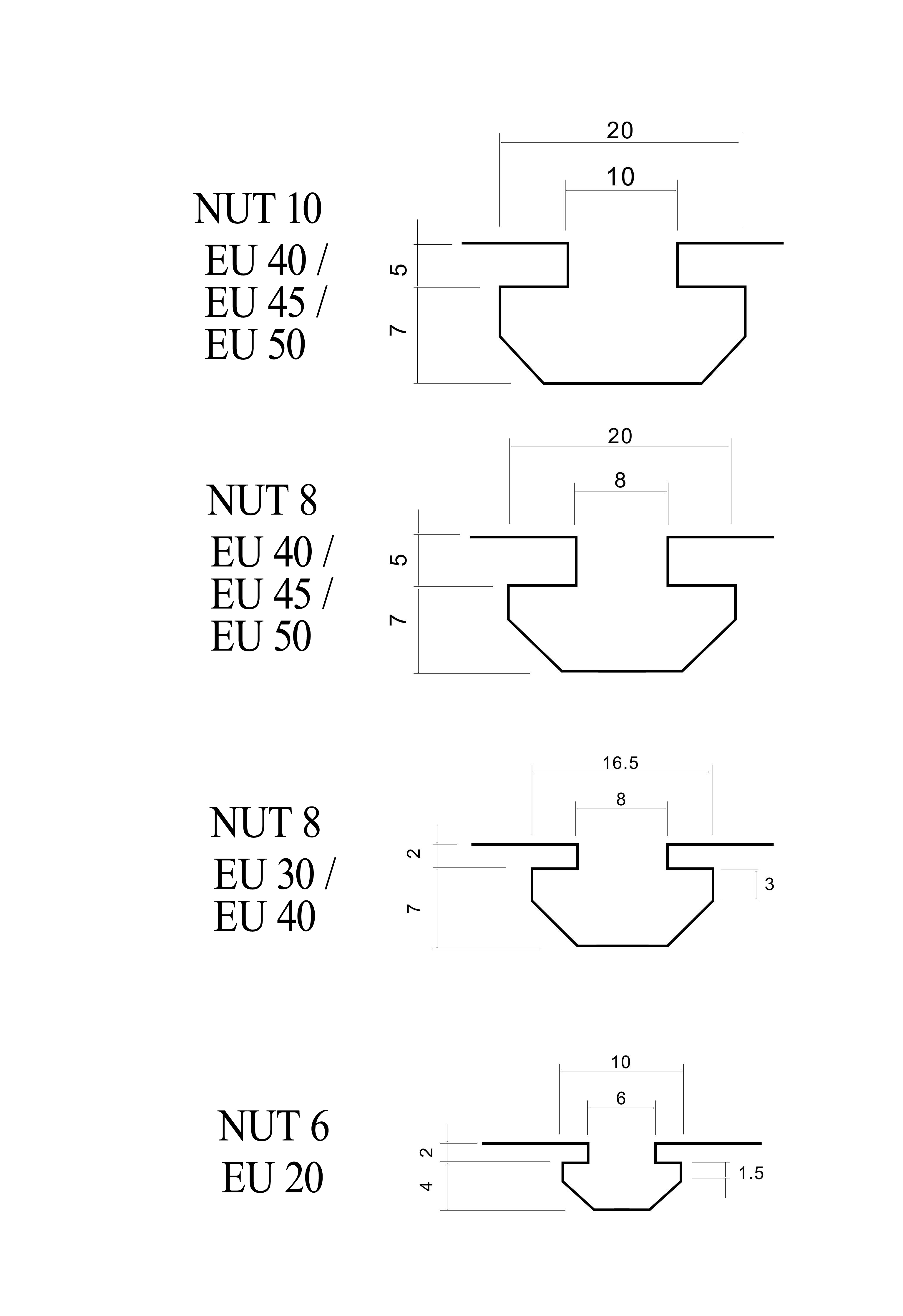 20ALU Streckenverbinder 180mm f 40-er Nut 8 Profile Profilverbinder 60Schrauben