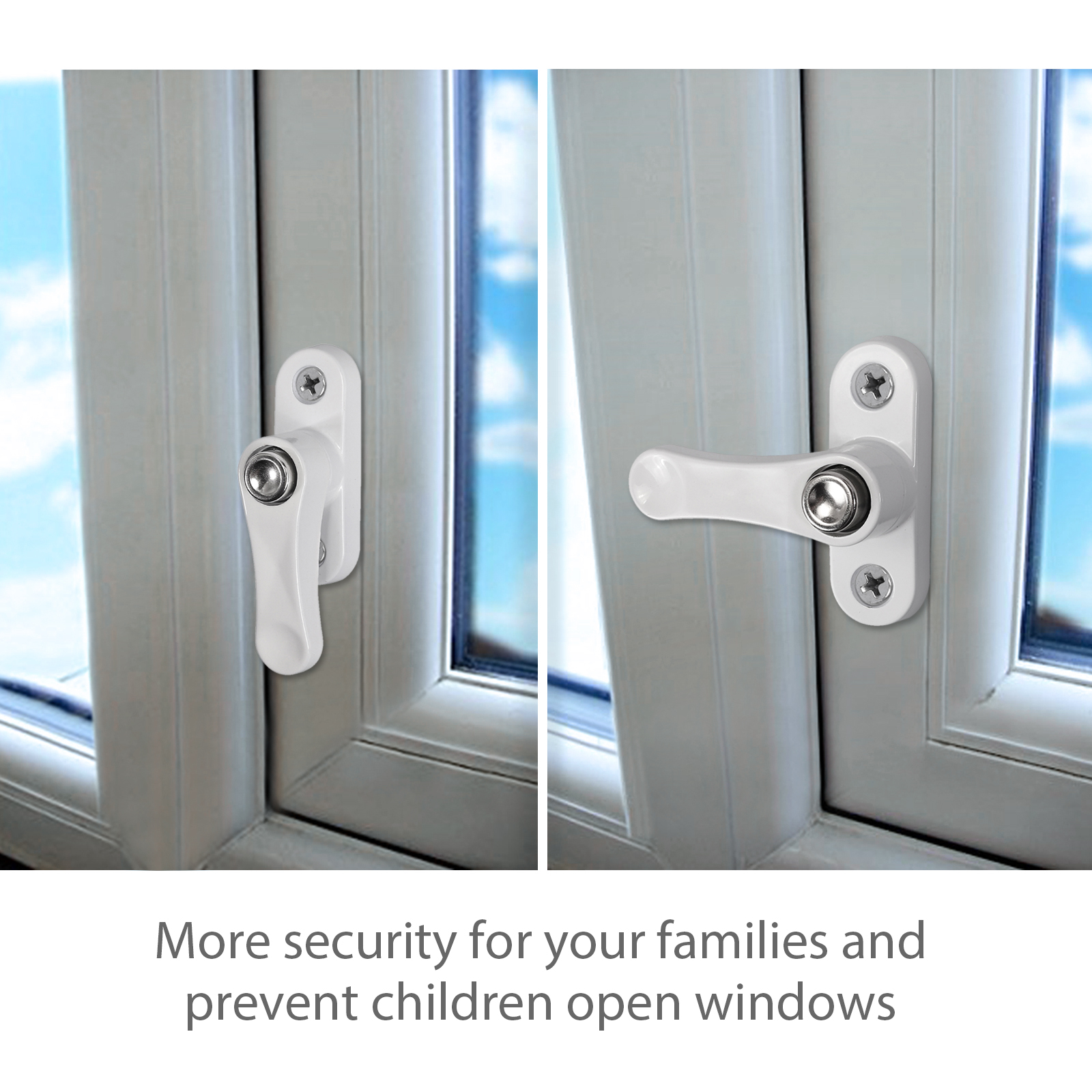 4x Key Locking Sash Blocker Window Jammer Upvc Door Window
