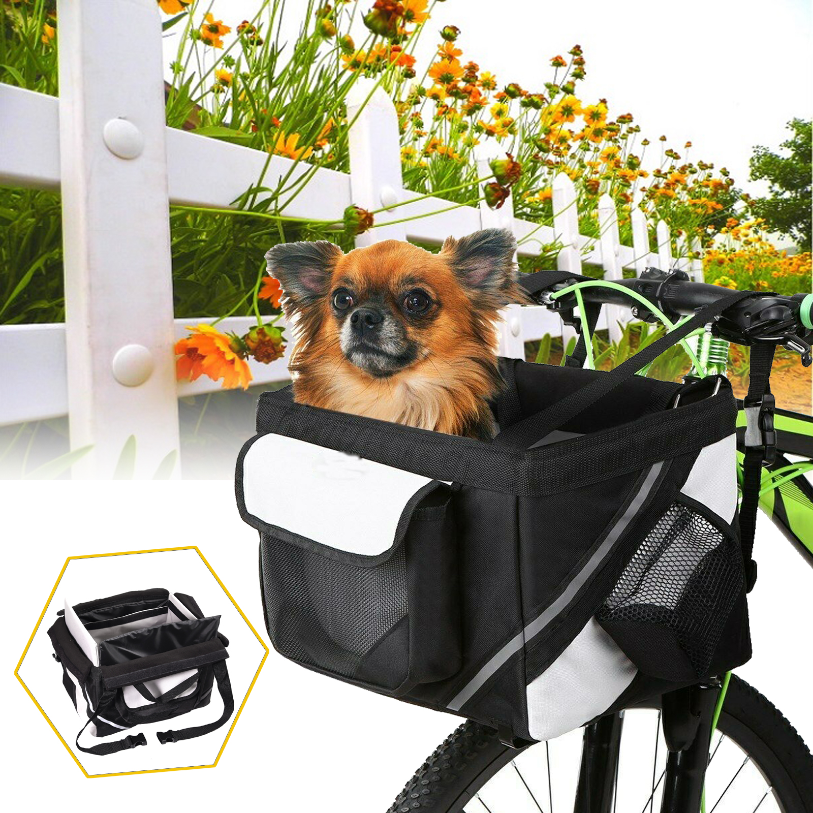 small dog bicycle carrier
