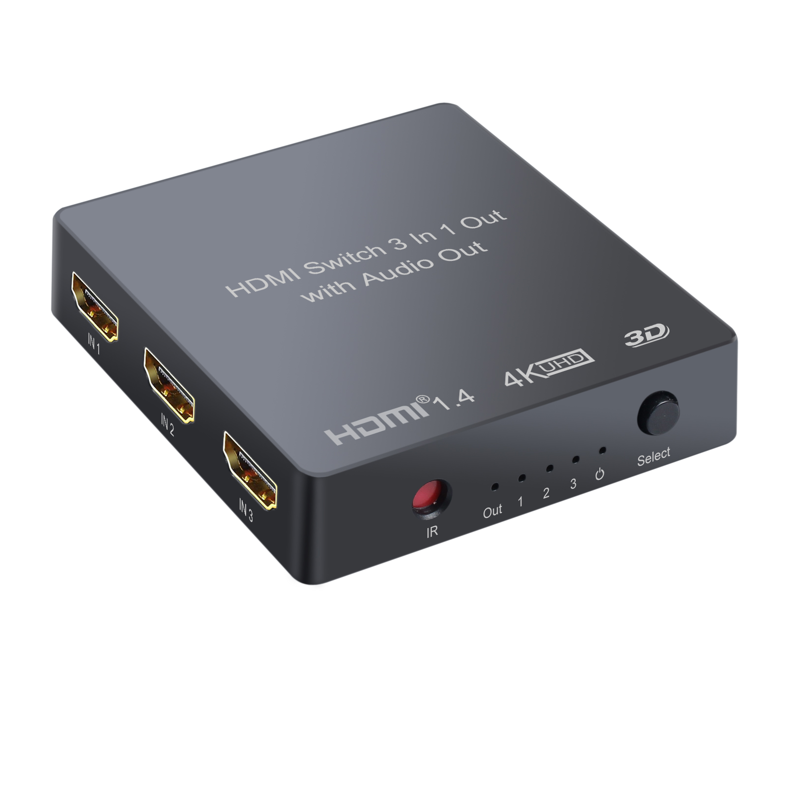 Satelliten-Zubehr Umschalter 3 In 1 Out HDMI Audio Extractor ...
