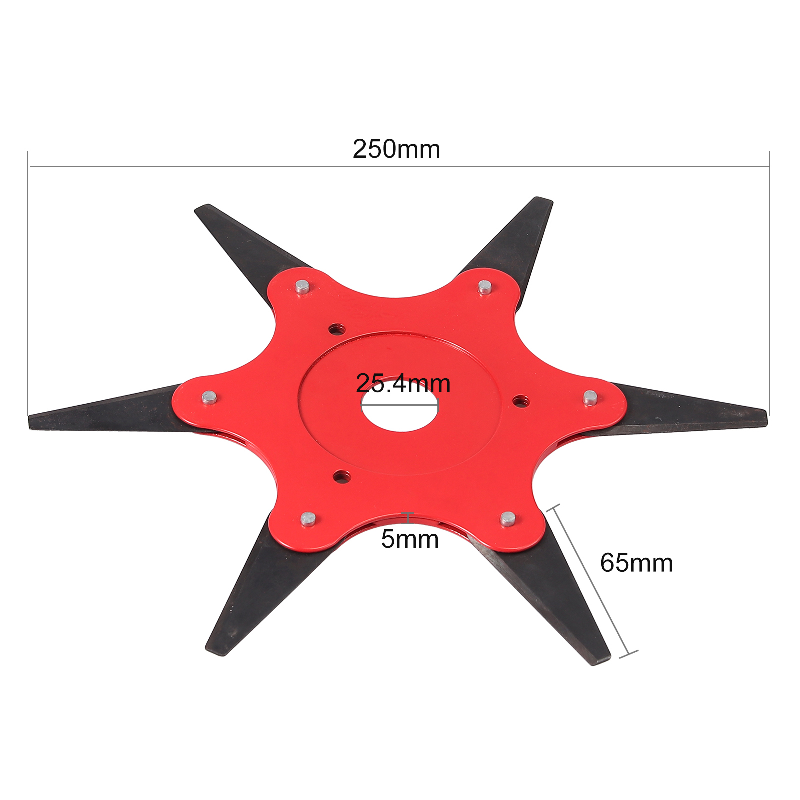 Universal 6 Teeth Grass Trimmer Brush Head Steel Garden Strimmer Mower