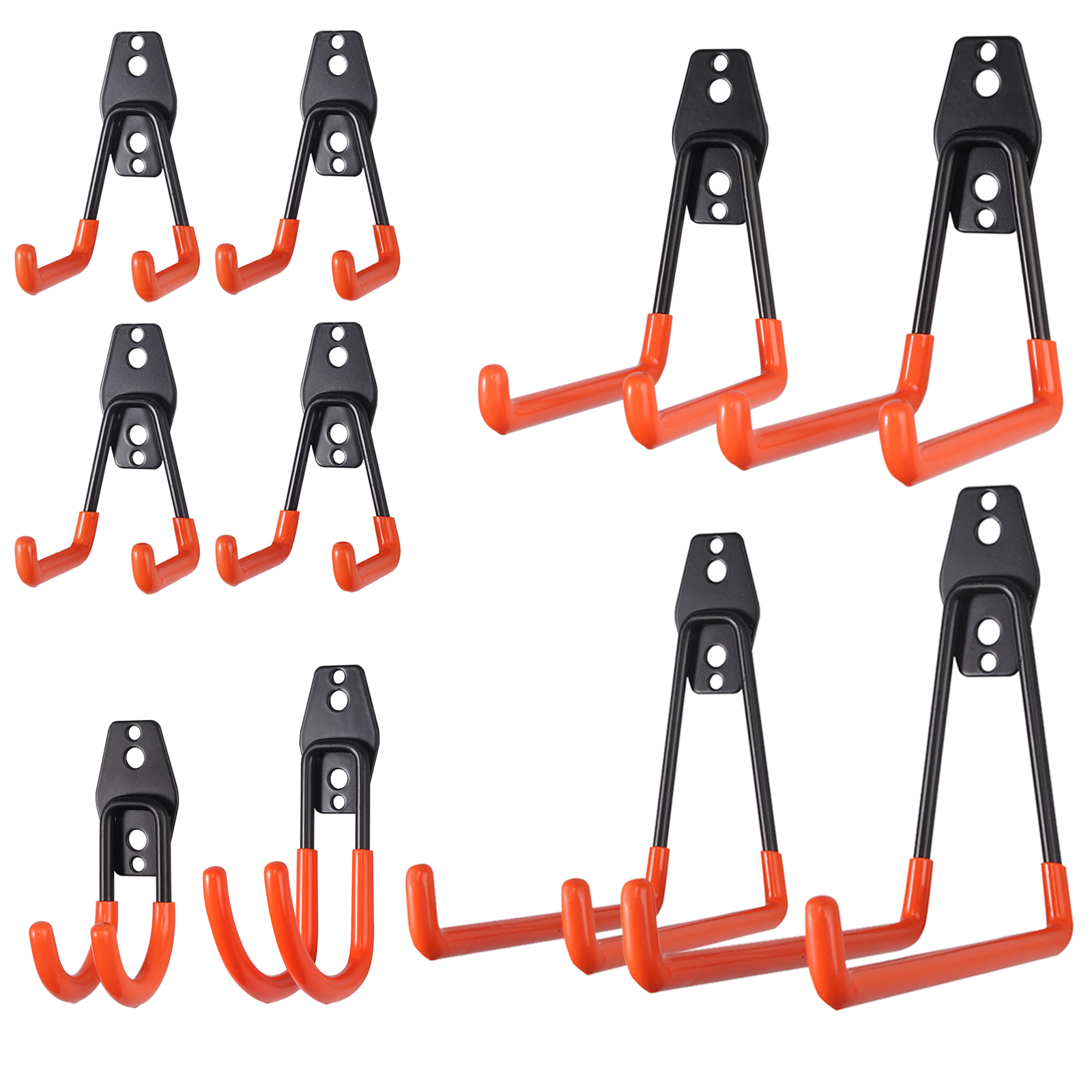 10-Pack Garage Hook Heavy Duty Steel Storage Utility Wall Hook ...