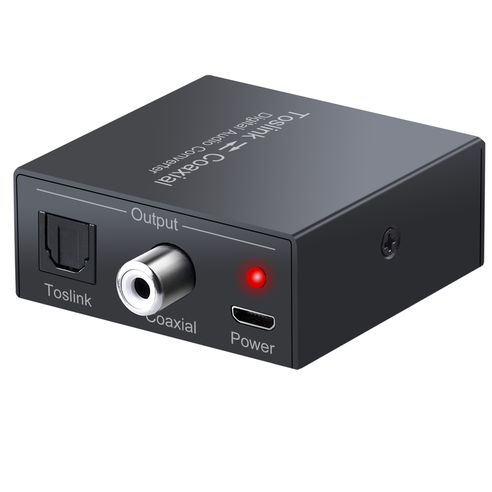 Digital Audio Converter Coaxial to Optical Toslink SPDIF Biderectional