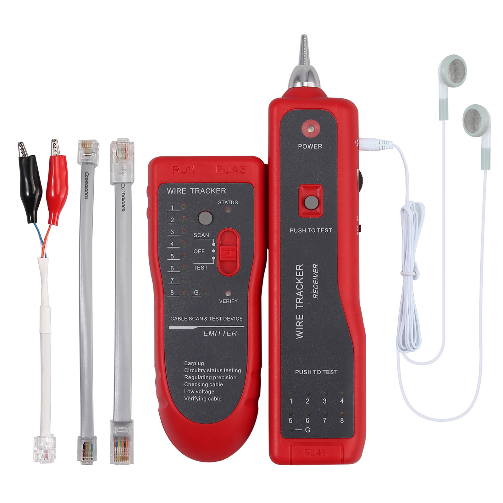 Cable Signal Locator Tester Test Circuit Electrical Wire Circuit Tester