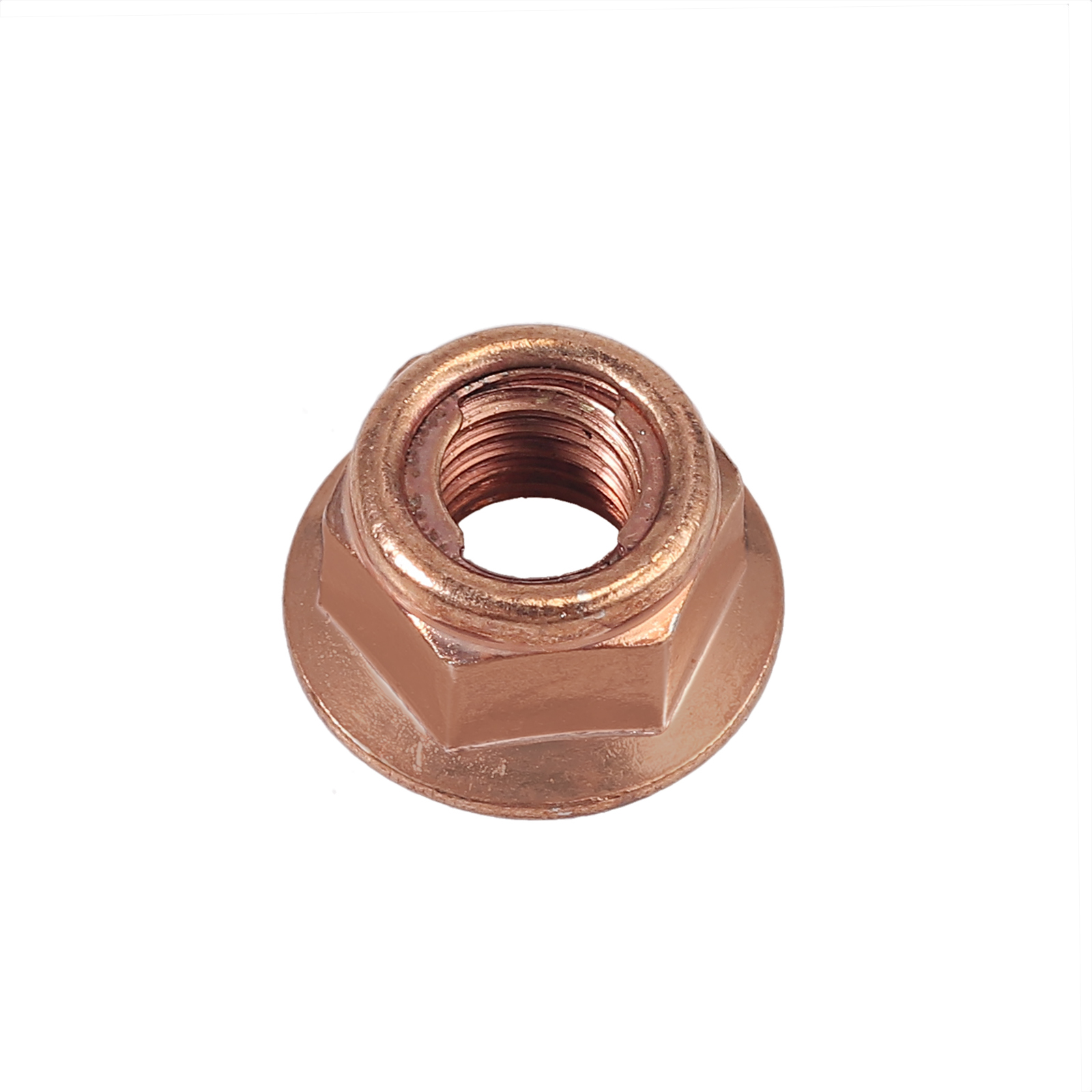 50X M8 COPPER FLASHED EXHAUST MANIFOLD NUT 8MM NUTS HIGH TEMPERATURE