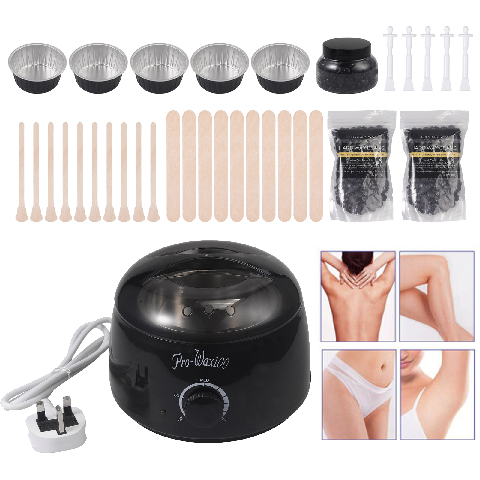 Wax Handle Pot Hot Wax Heater Warmer Wax Heater for Remove Facial Hair