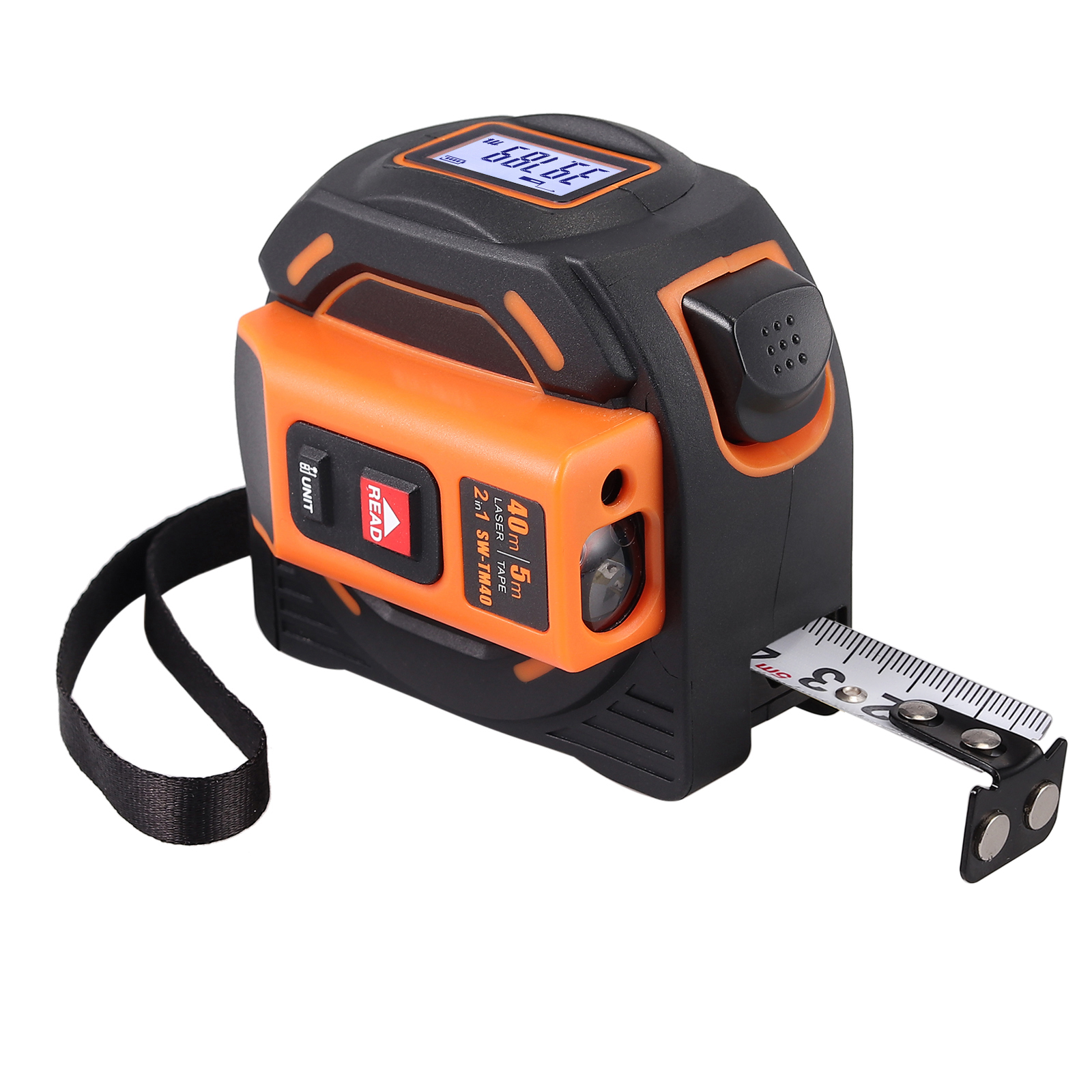 Laser Tape Measure 2in1, Laser Measure 131 Ft, Tape Measure 5M Metric