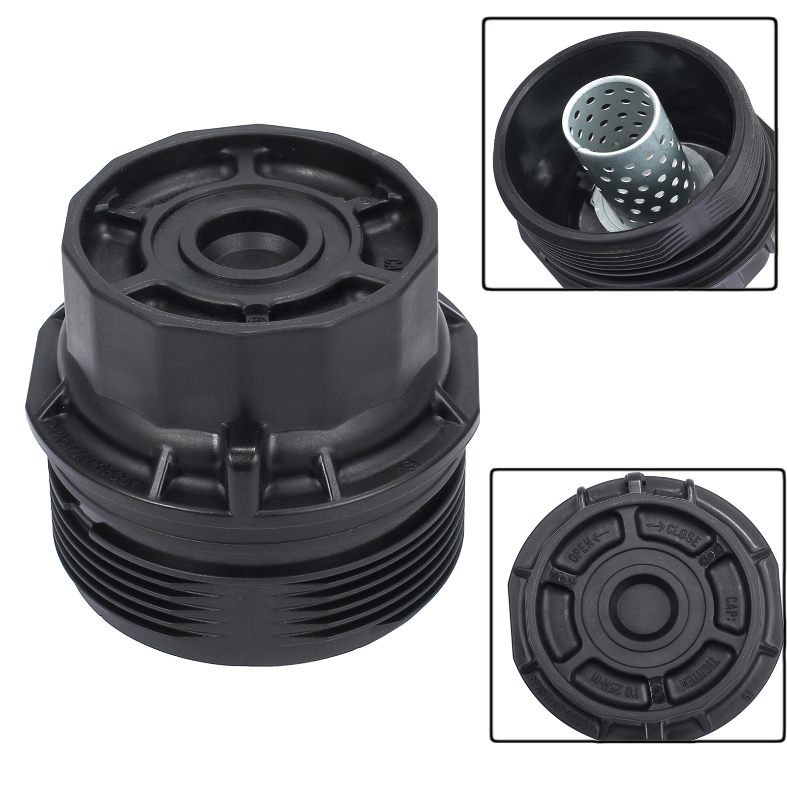 Oil Filter Housing Cover Cap Trim Assembly For Toyota Lexus Scion 15620 37010 Ebay