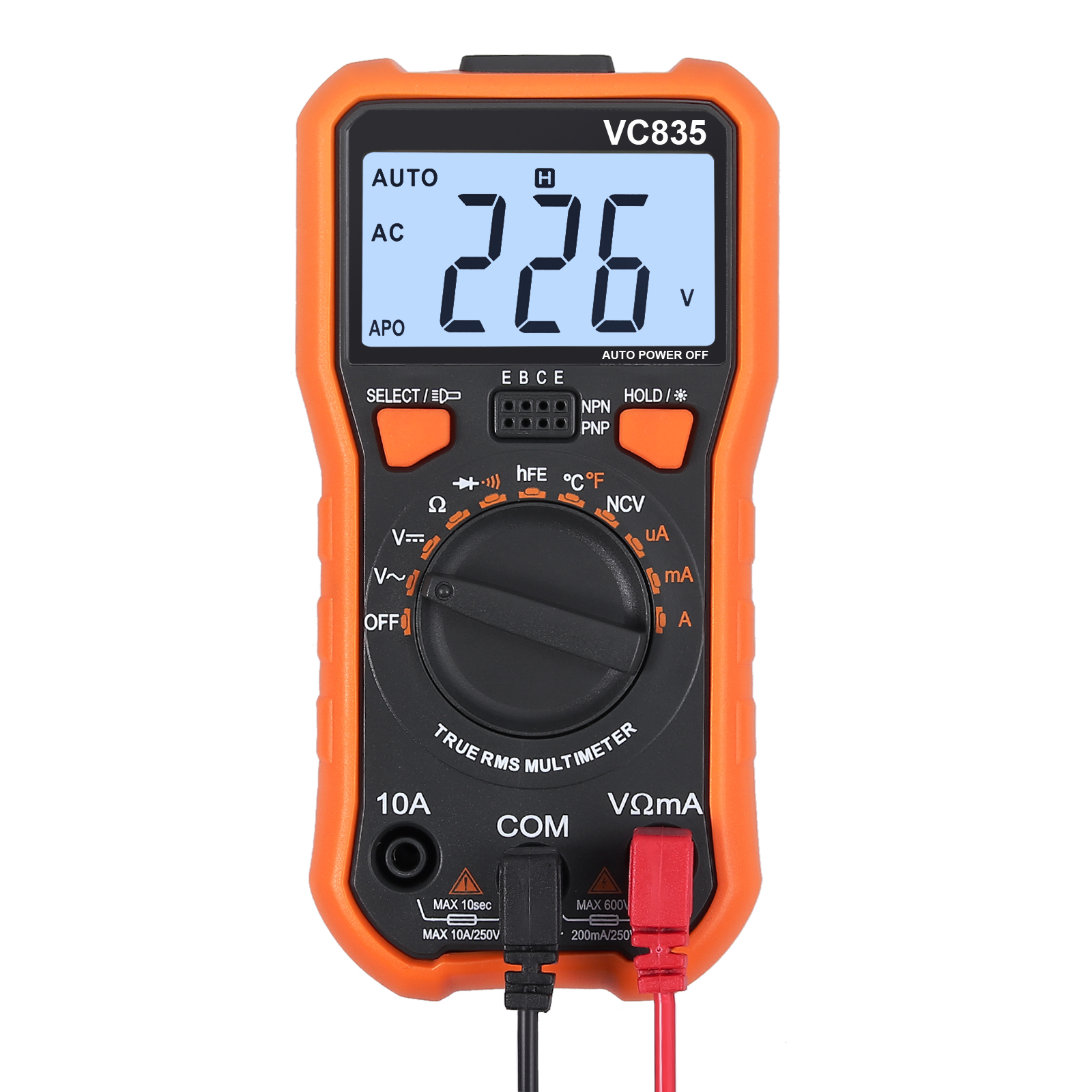 Digital Lcd Multimeter Ac Dc Voltmeter Ammeter Ohmmeter Volt Tester Diodes Meter