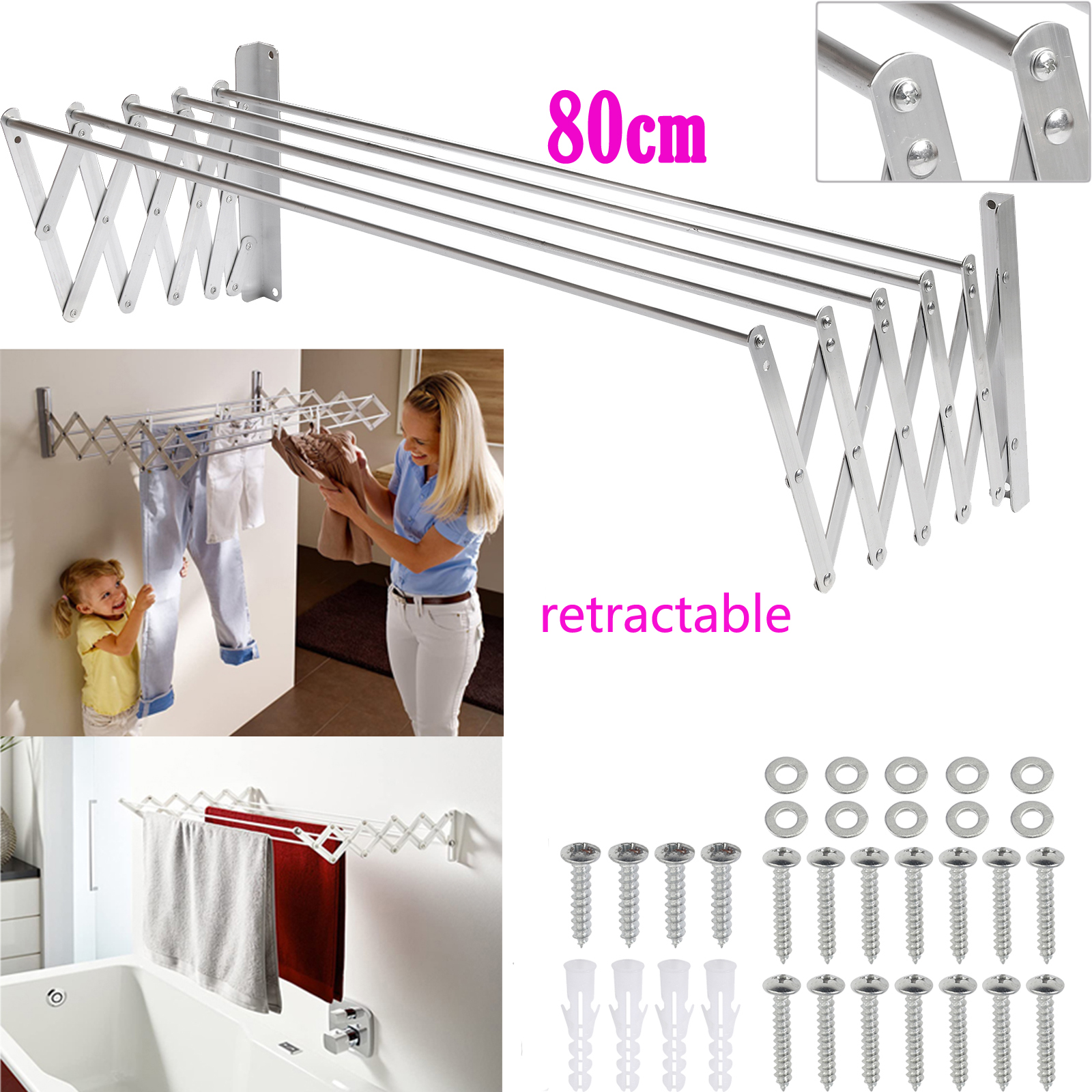 Retractable Laundry fork