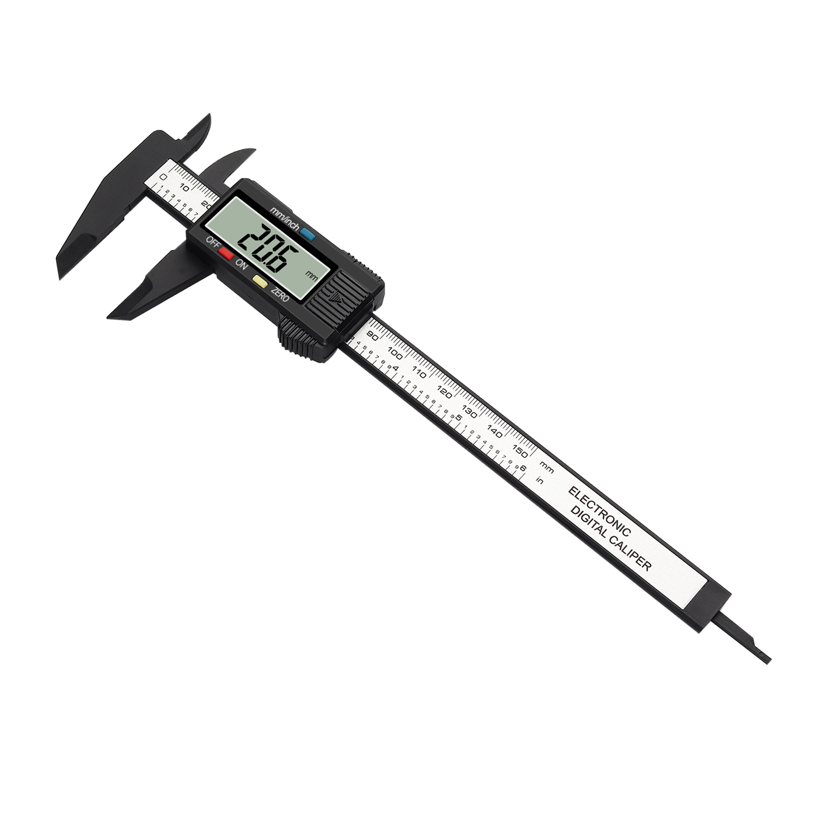 Digital Vernier Caliper+Feeler Gauge 6/"Stainless Steel Electronic Measuring Tool
