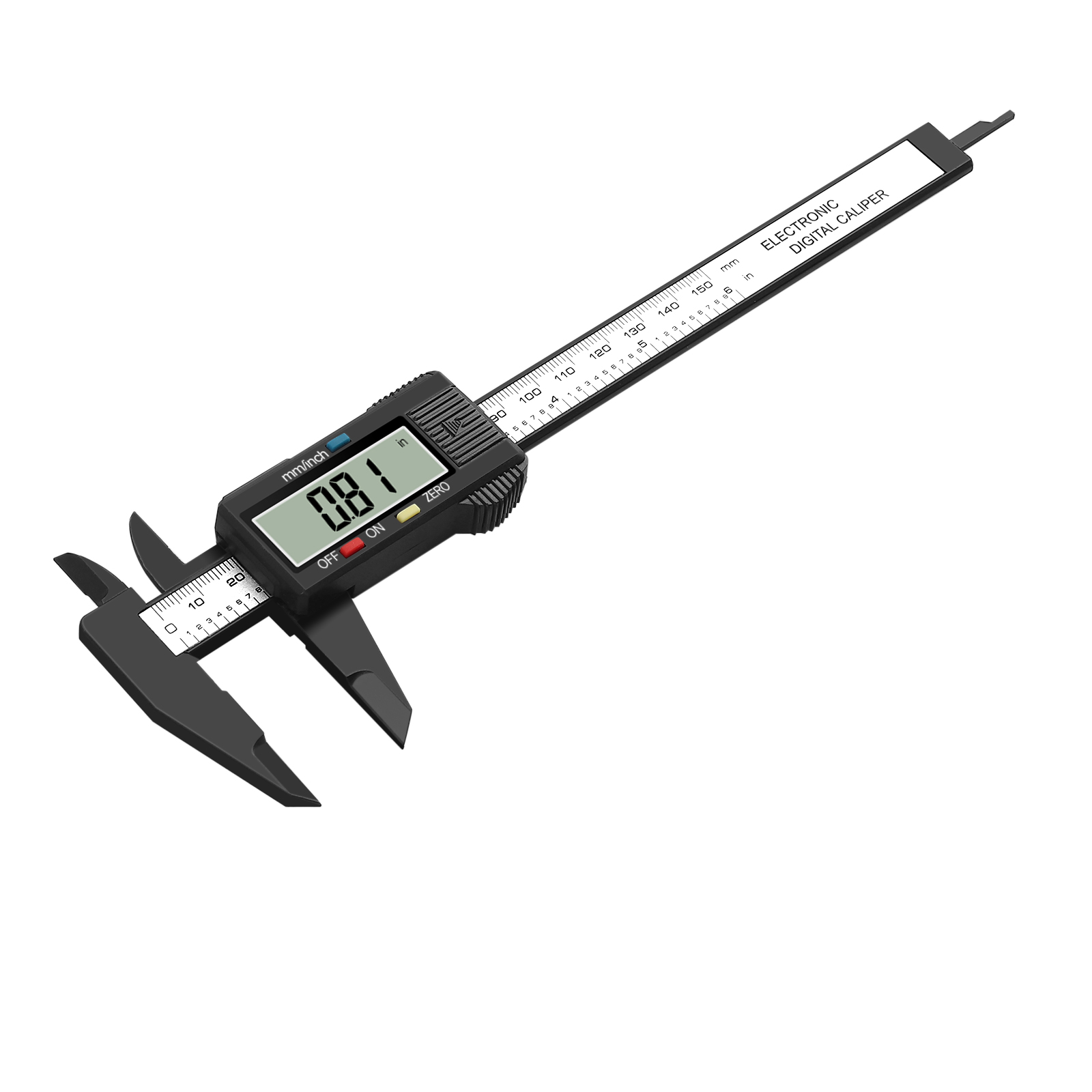 Digital Vernier Caliper+Feeler Gauge 6/"Stainless Steel Electronic Measuring Tool
