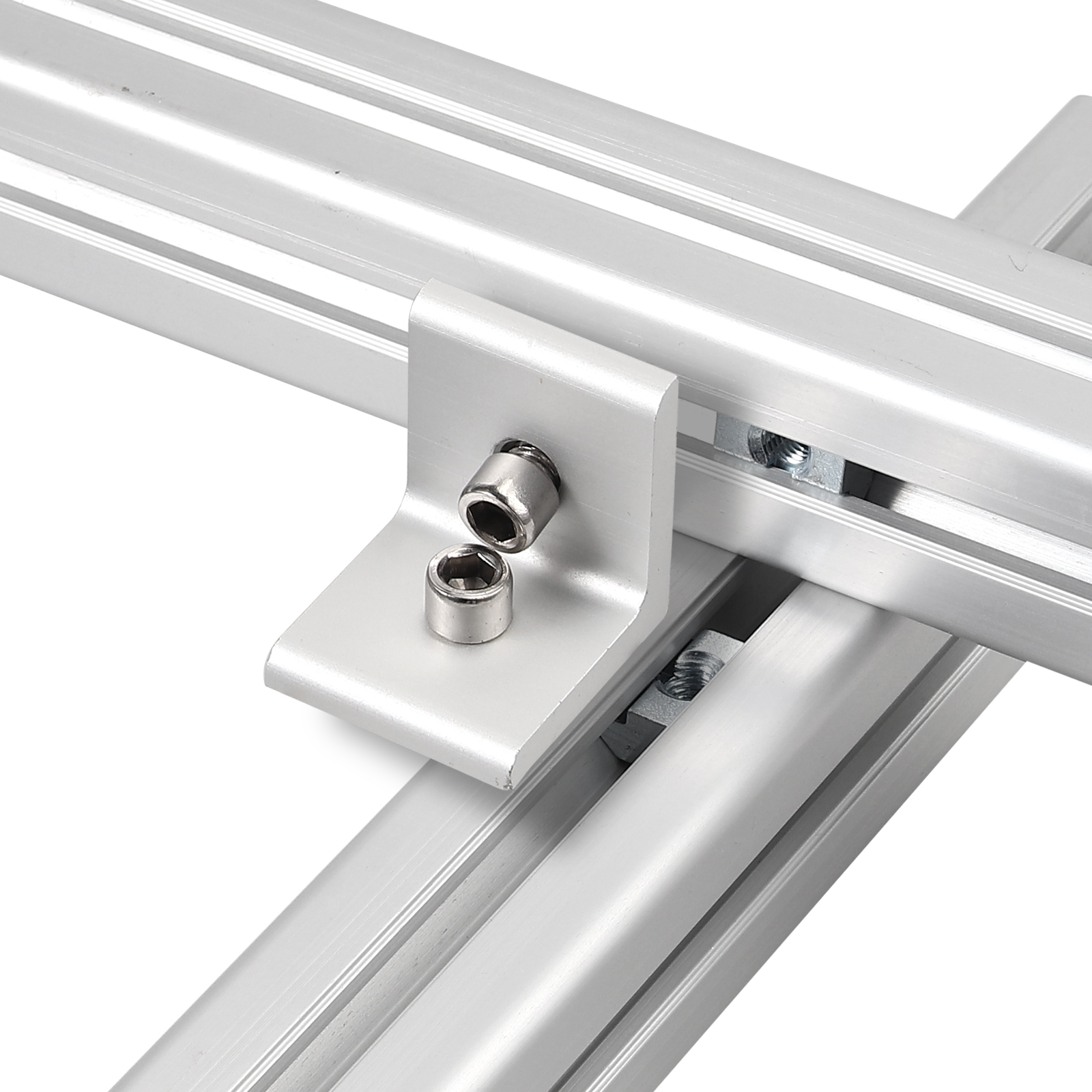 STARVAST 24-teiliges Winkel-Set Für Aluprofile - Komplettset Mit Verbindern & Zubehör