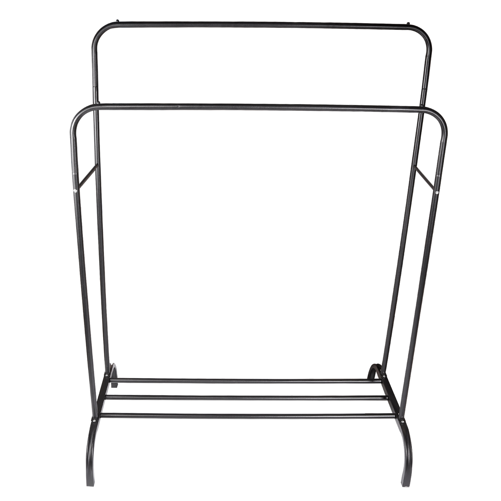 Heavy Metal Double Clothes Rail Hanging Rack Garment Display Stand ...