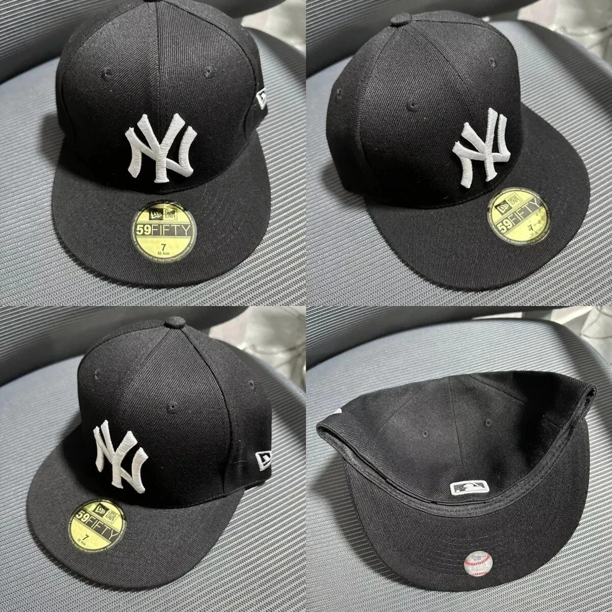 New York Yankees Basic 59fifty Fitted Hat NY Baseball Era Men's Cap MLB Stitched