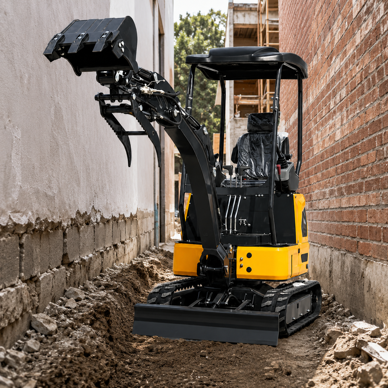 1.8 Ton Mini Excavator Kubota D722