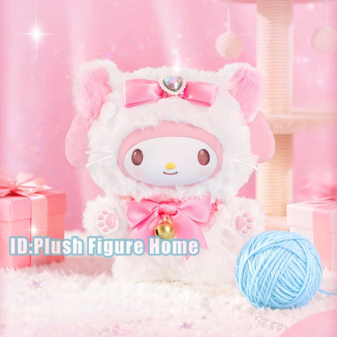 Sanrio Characters Shining Meow Squad Series Plush Confirmed Blind Box Figure Toy