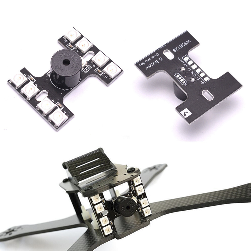 Mini 2 in 1 WS2812B LED And 5V Active Buzzer For FPV NAZE32