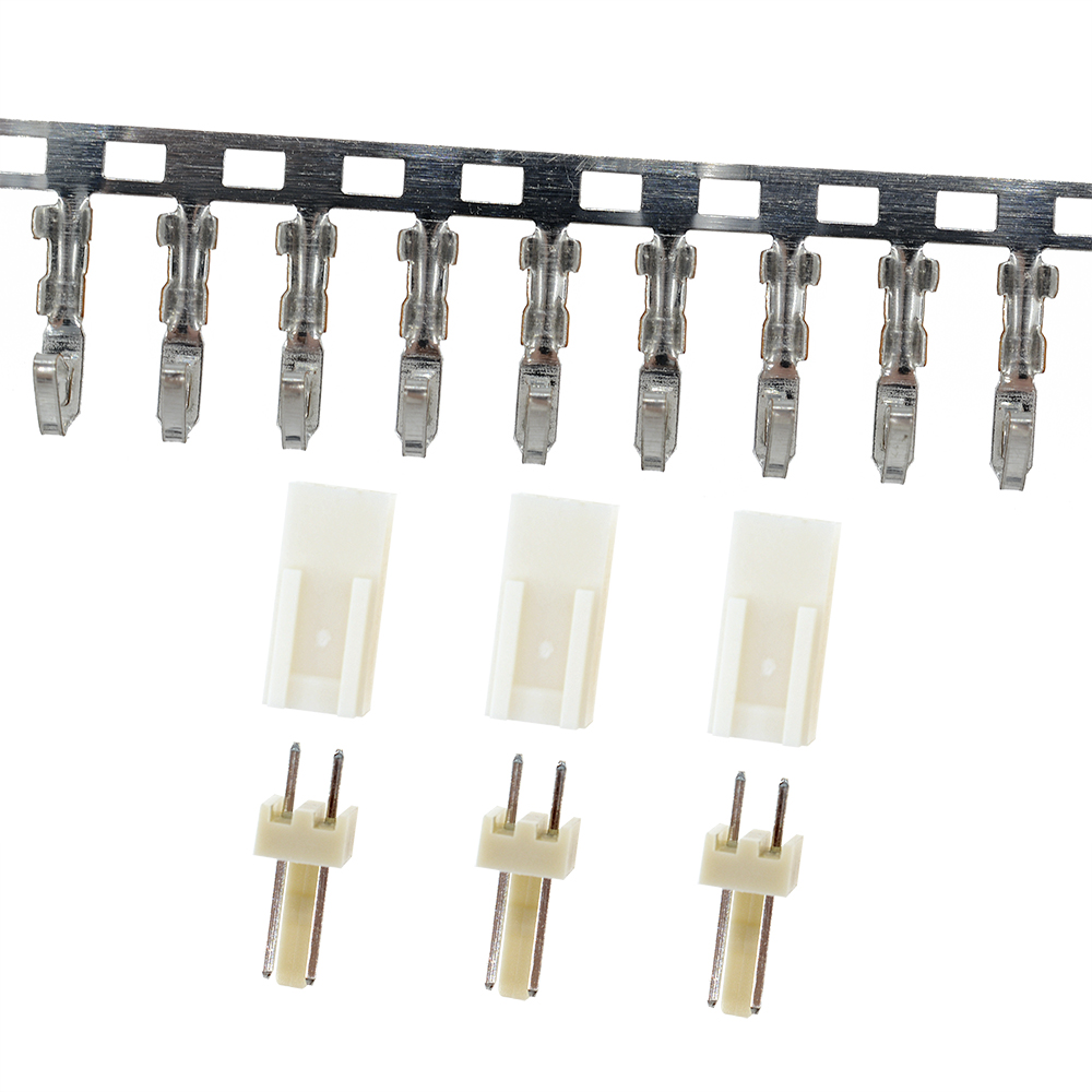 50pcs Kf2510 2p 254mm Pin Header Terminal Housing Connector Kit Kf2510 2p Ebay