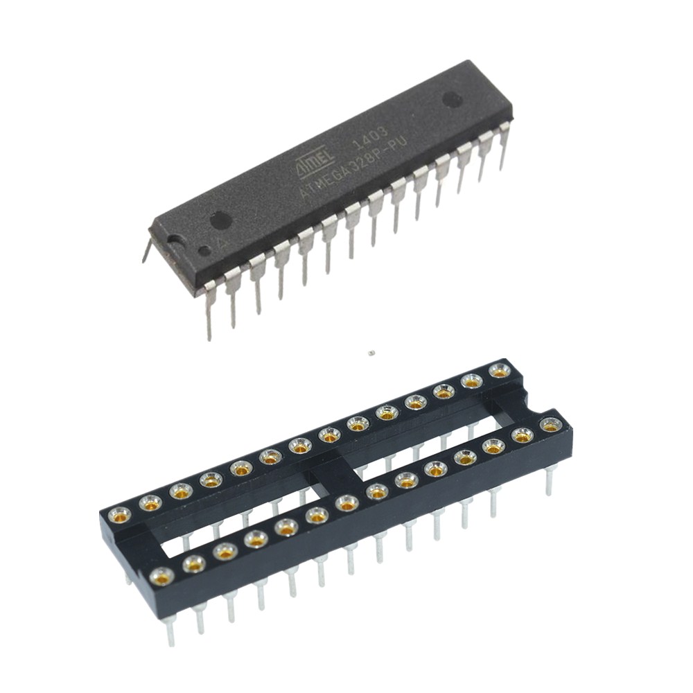 IC ATMEGA328P-PU ATMEGA328P DIP28 Microcontroller ATMEL & 28Pin Narrow ...