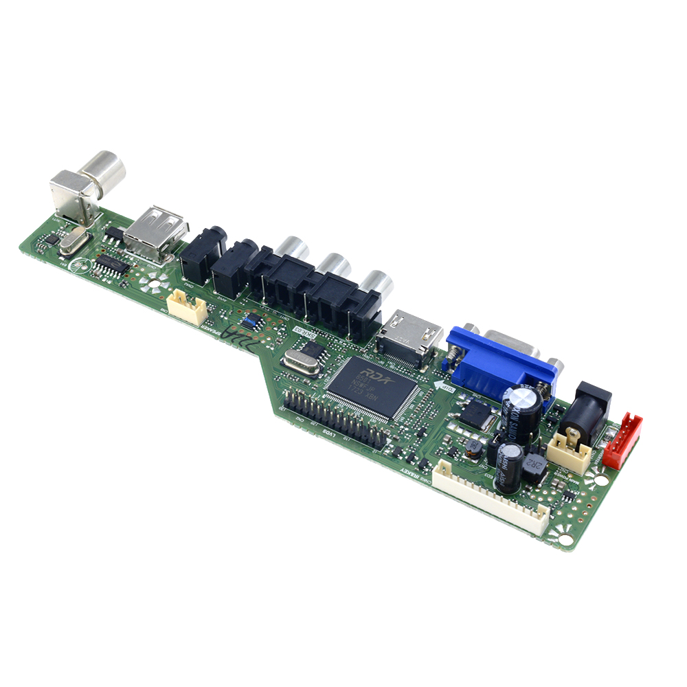 V29 Universal LCD Controller Board TV Motherboard Support 7-55 inch LVDS Screen