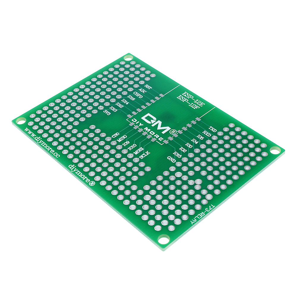 Placa de circuito impreso 5X7CM 7X9CM prototipo circuito experimental Para ESP8266 ESP-12E ESP-12F ESP32/32S Relé