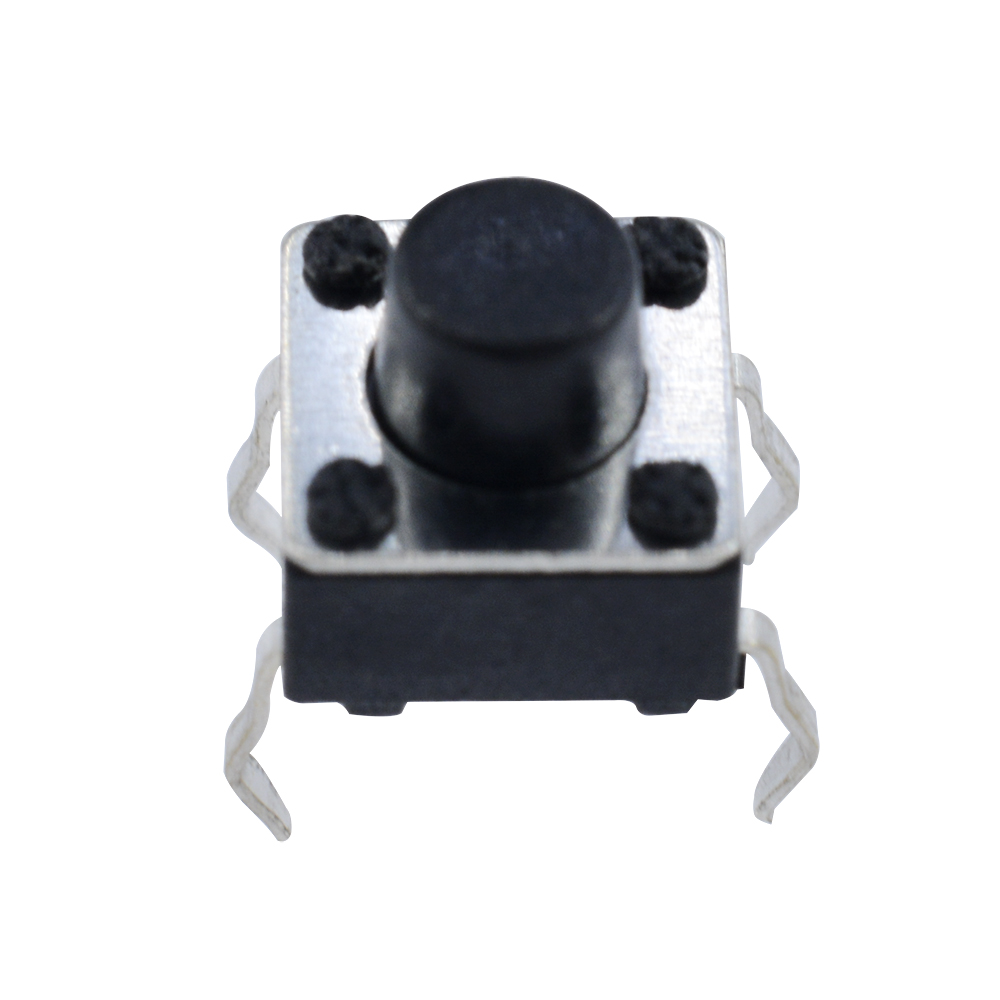 100PCS 6x6x5mm DIP Through-Hole 4pin Tactile Push Button Switch Momentary