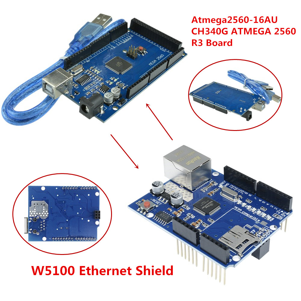 MEGA 2560 ATmega 2560-16AU Sensor Shield V2.0 Sensor placa de expansión para Arduino