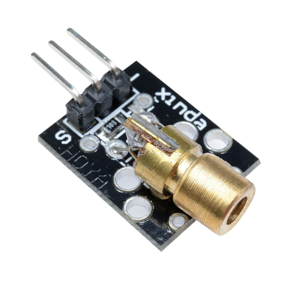 5PCS Laser sensor Module 650nm 6mm Red Laser Dot Diode Copper Head F ...