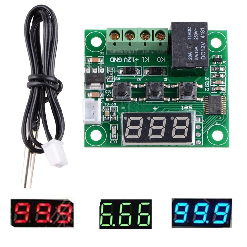20 A Digital LED Temperature Controller+Probe Cable Thermostat Control Switch