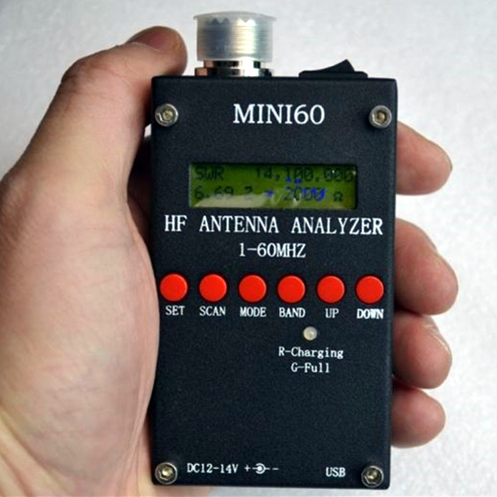 Sark 100 Mini 60 HF ANT SWR Antenna Analyzer Meter 160Mhz For Ham