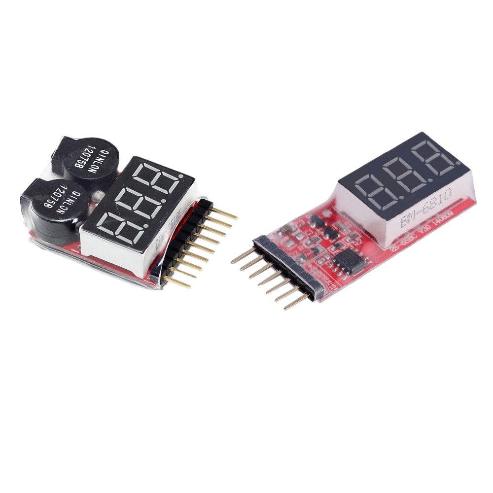 2-6s RC Li-Po Battery Voltage Volt Tester Indicator Checker Monitor 7.4V-22.2V