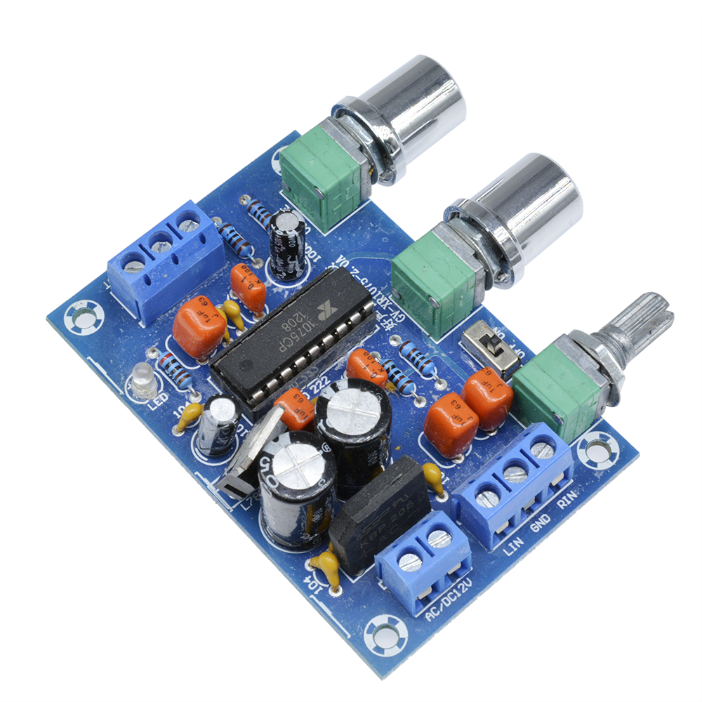 12V Preamplifier XR1075 BBE Sound Surround Effect Amplifier Preamp ...