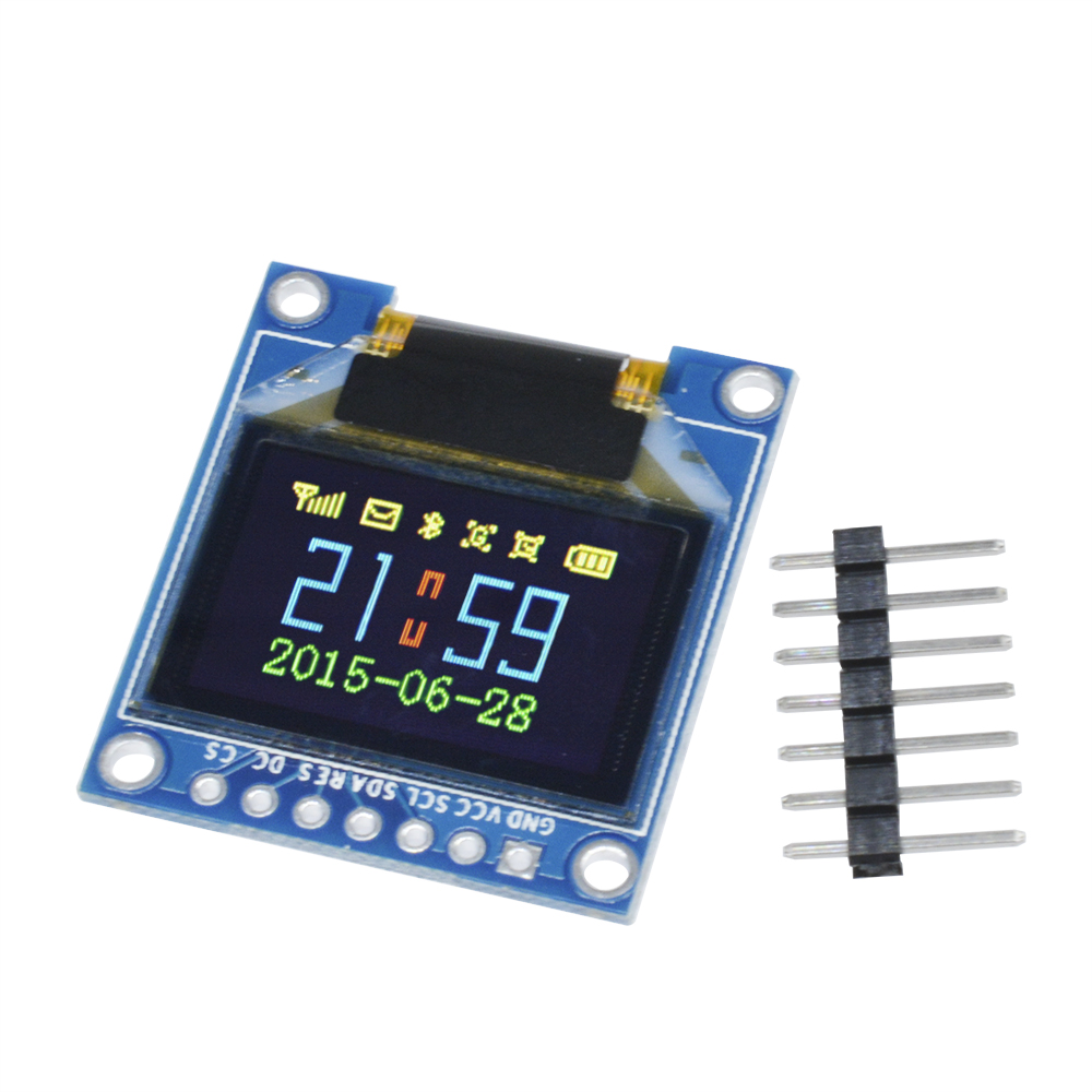 0.95 Inch 7pin Full Color 65K Color SSD1331 SPI OLED Display Module For ...