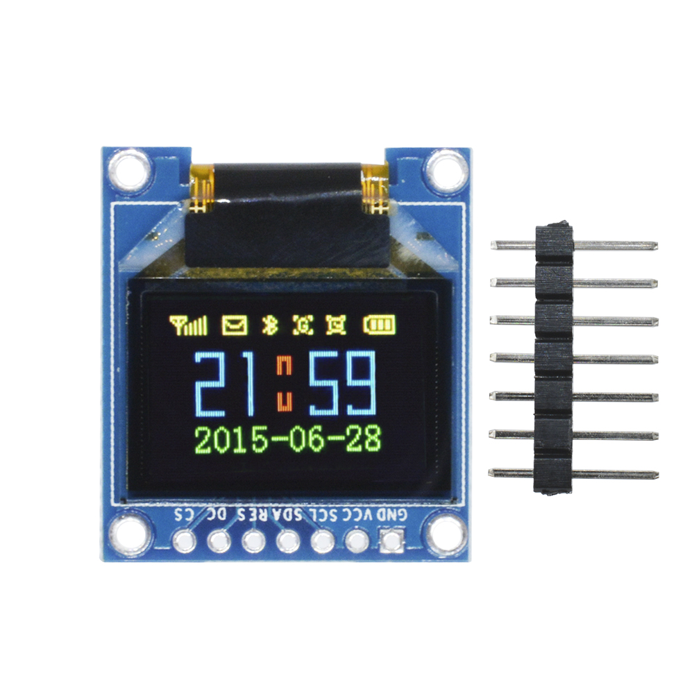0.95 Inch 7pin Full Color 65K Color SSD1331 SPI OLED Display Module For ...