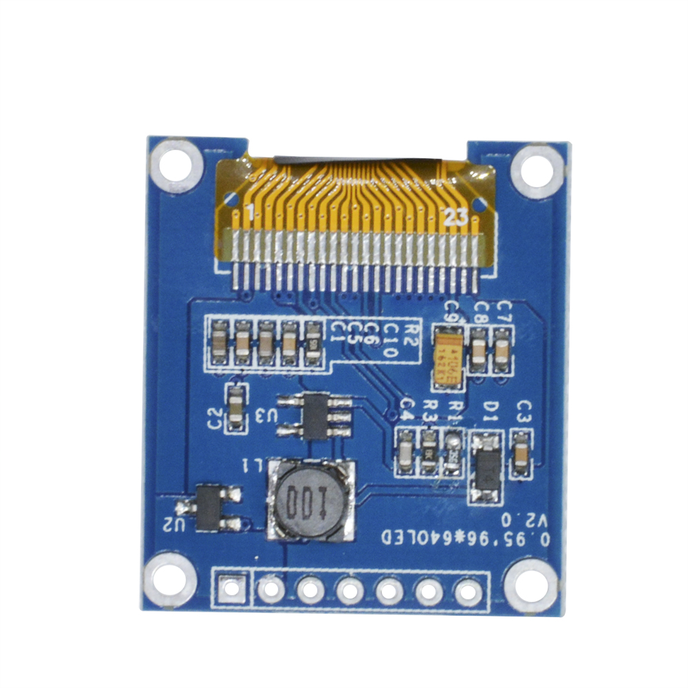 0.95 Inch 7pin Full Color 65K Color SSD1331 SPI OLED Display Module For ...